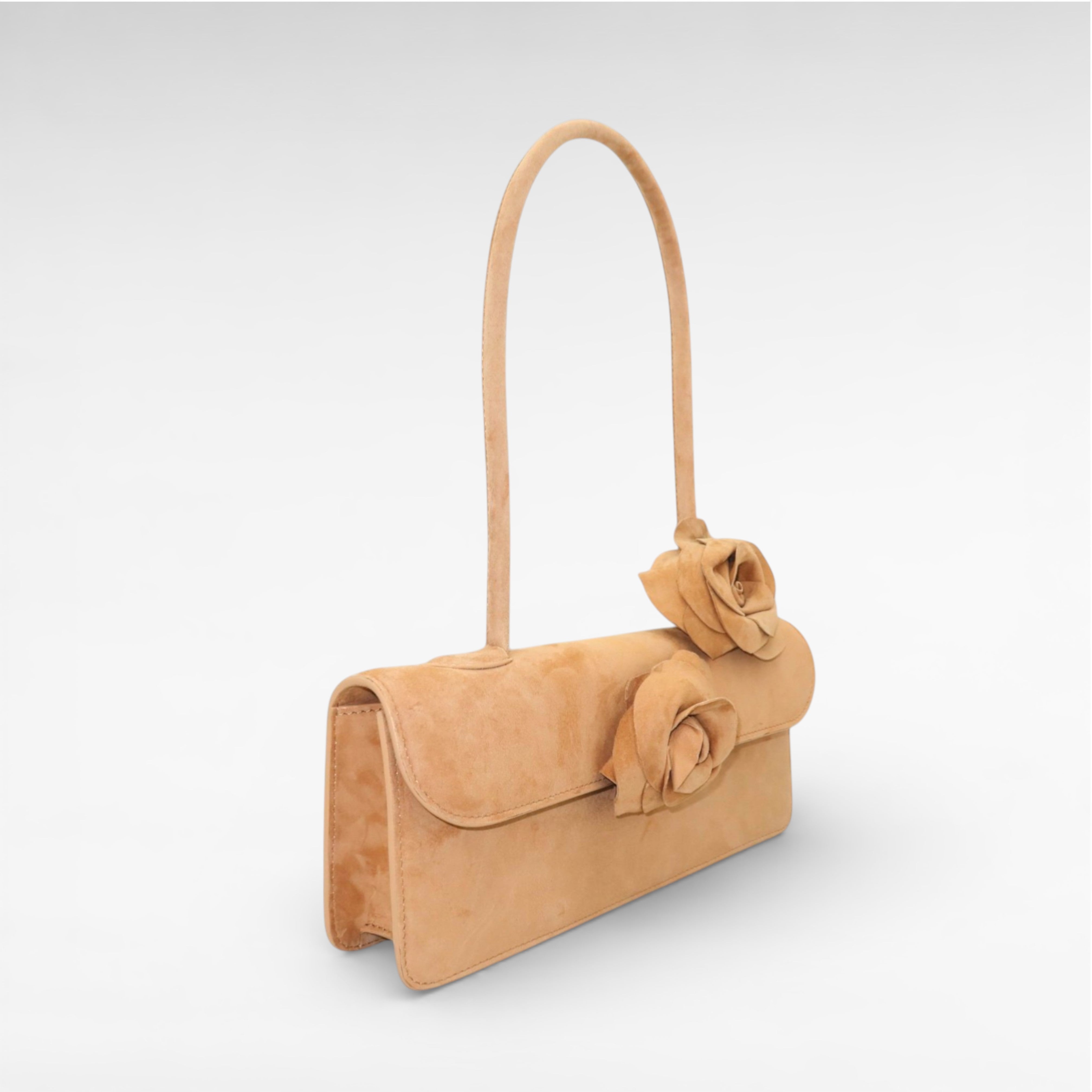Gedebe Chelsea Handtasche Leder Blumen 30 cm