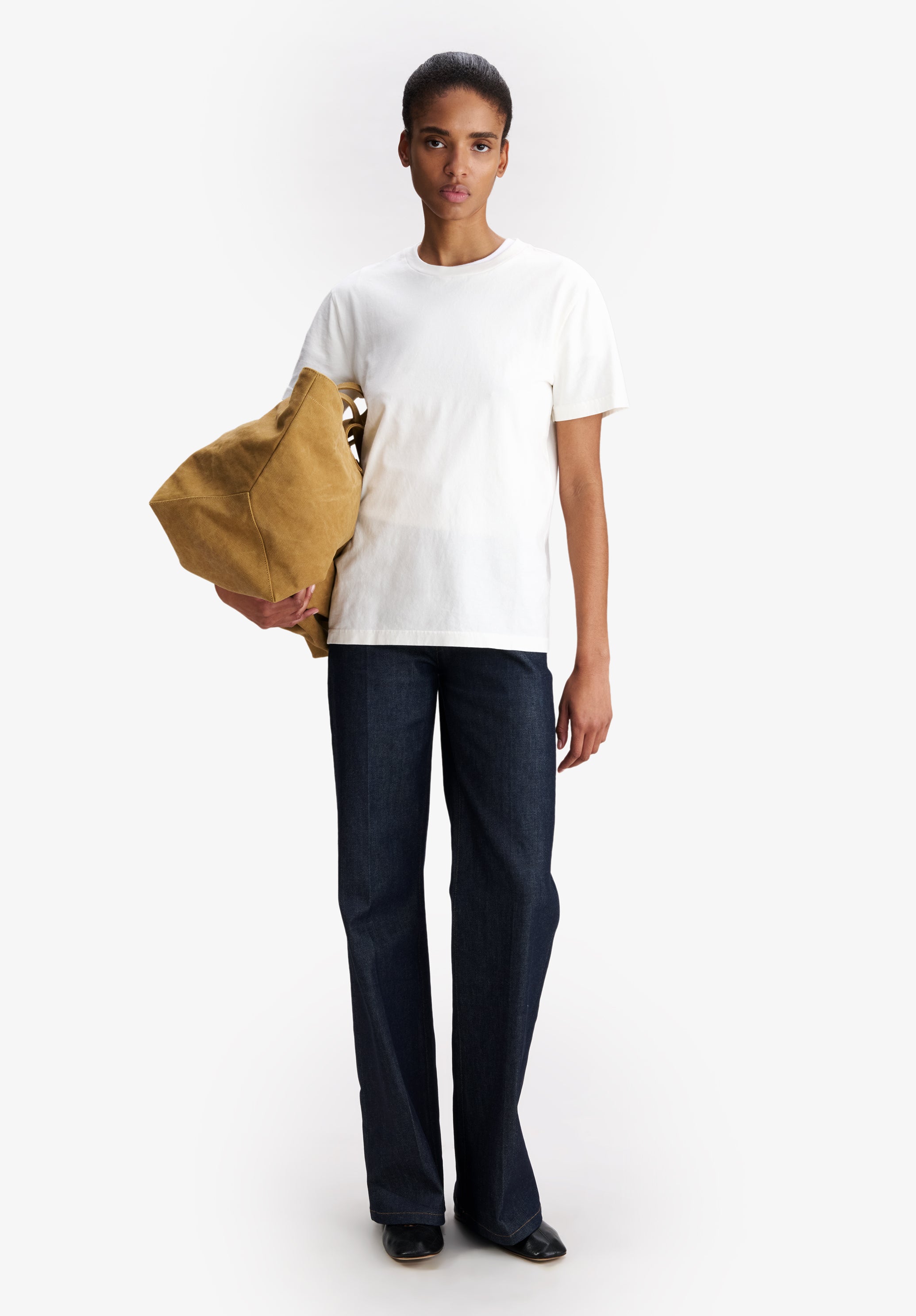 A.P.C. Herbst 26 T-Shirt cremeweiß Bio M