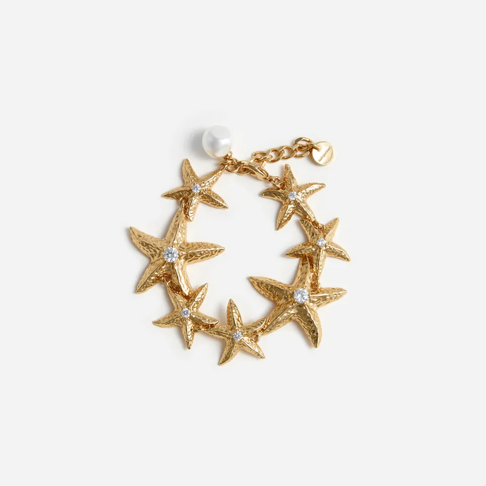 Self Portrait Sea Star Armband Gold Perle One Size