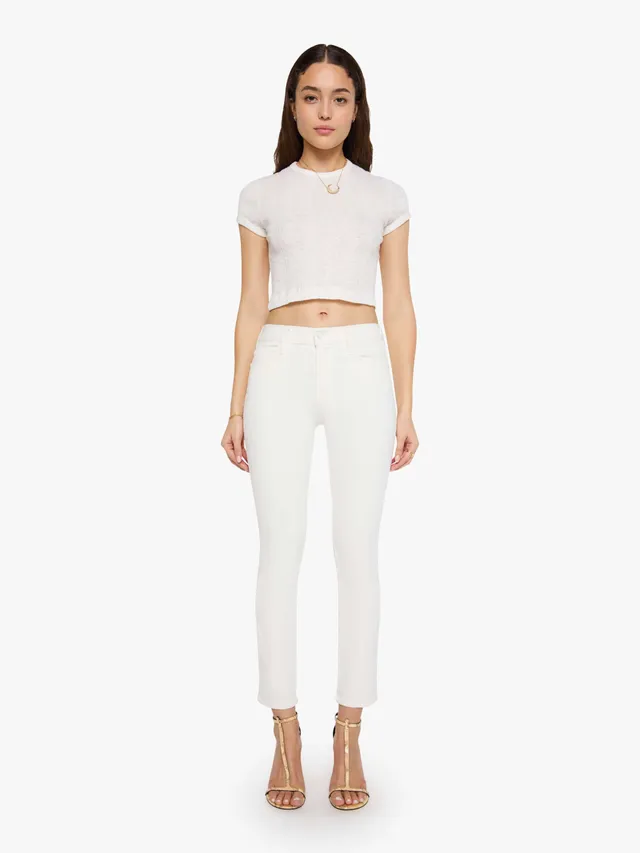Mother The Mid Rise Dazzler Ankle Jeans Fairest Of Them All