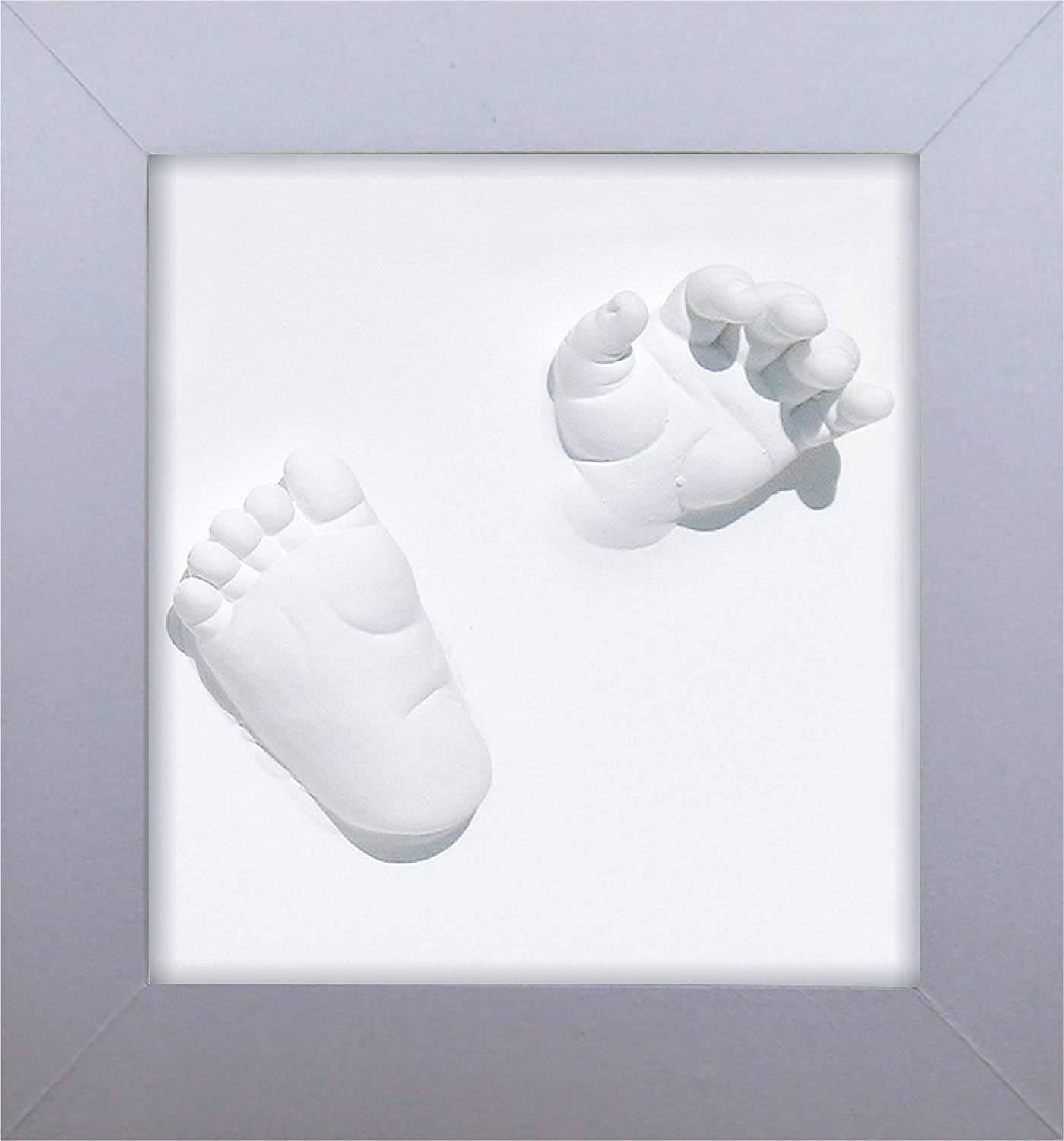 Dooky Happy Hands Abdruckset Herzform Silber 17x14 cm Ton