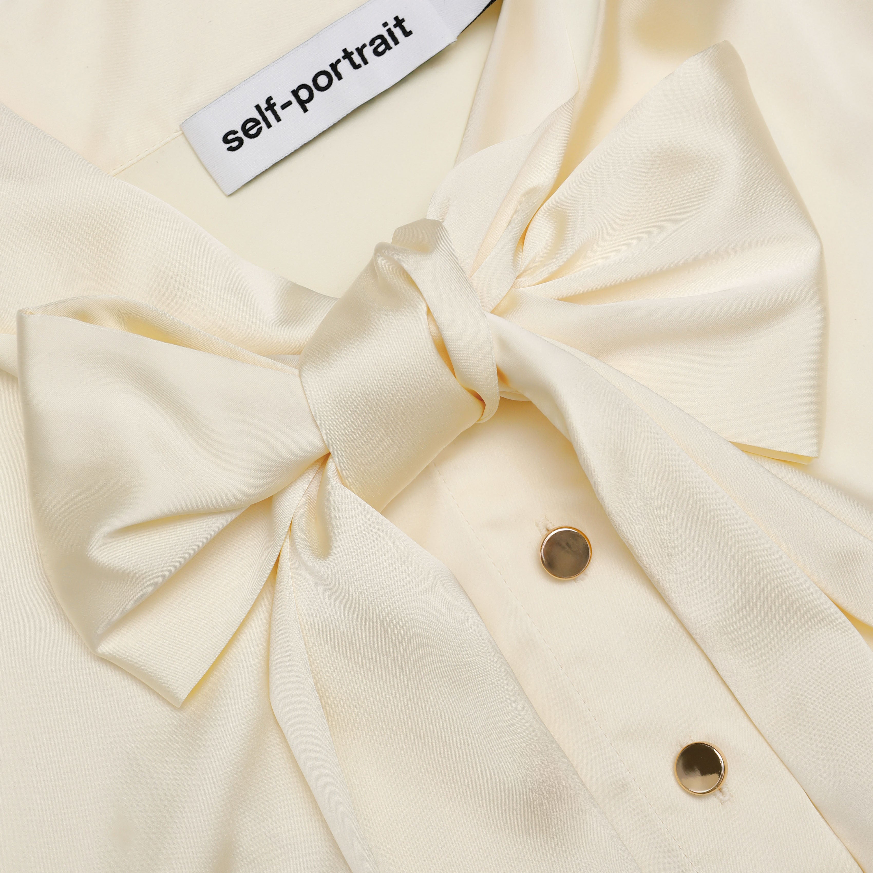 Self Portrait Dresses Yellow Satin Midikleid Gelb Spitze