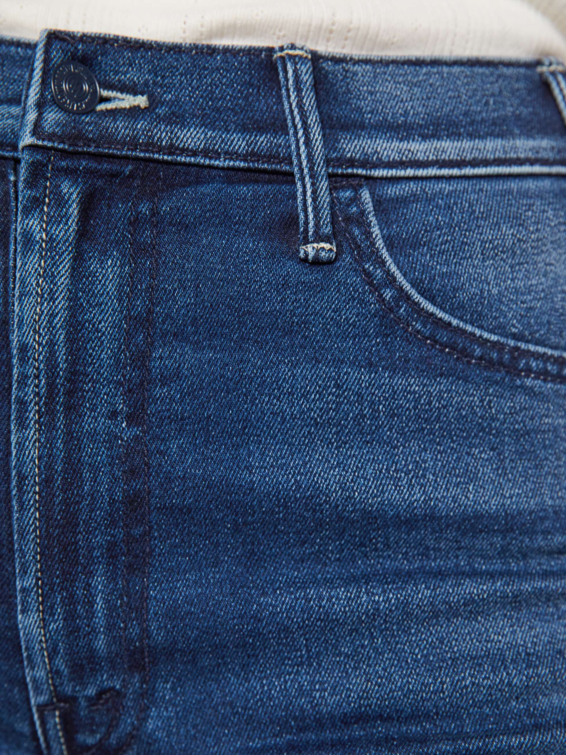 MOTHER Denim Hustler Roller Sneak Jeans Homecoming High Wide Leg