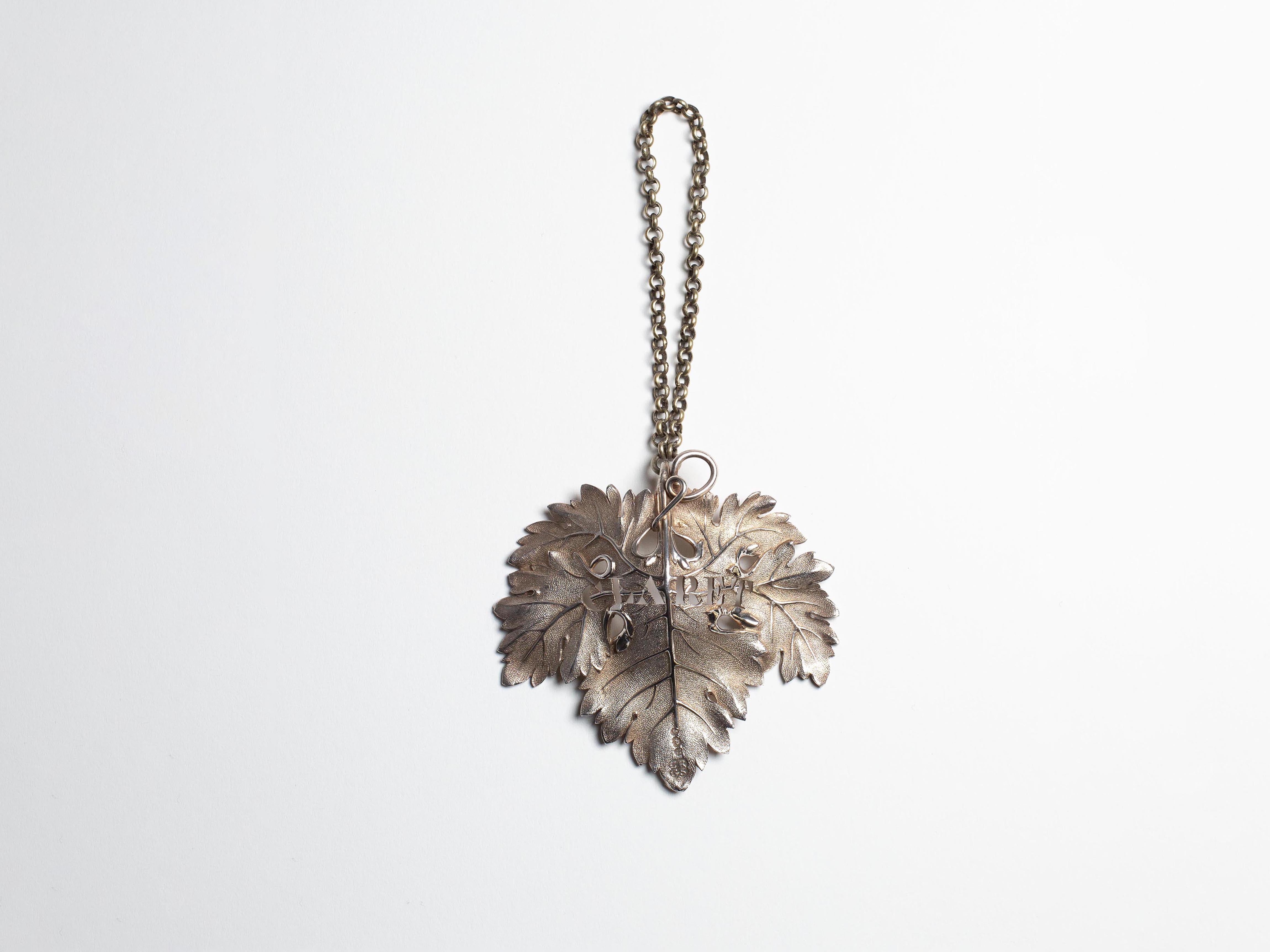 J.W.Anderson William IV Wein Tag Claret Silber Weinblatt