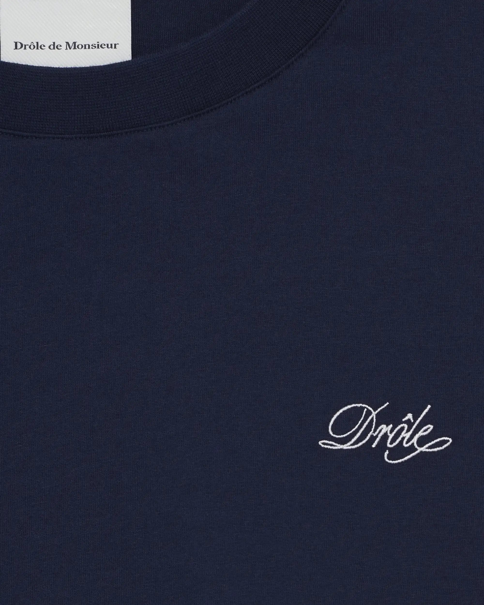 Drôle de Monsieur Belissima T-Shirt Navy Baumwolle