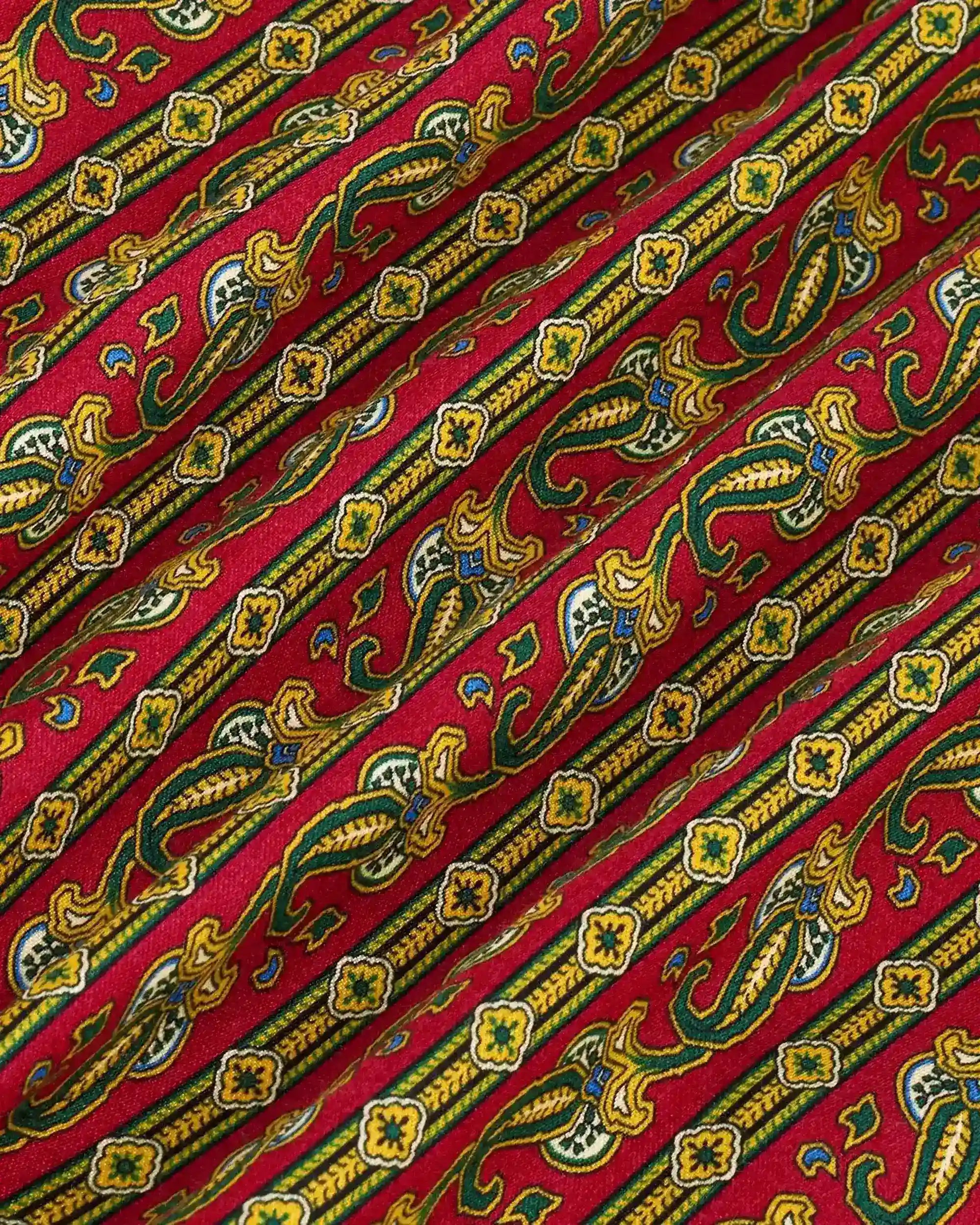 Drôle De Monsieur Pantalon Paisley Viscose Hose rot
