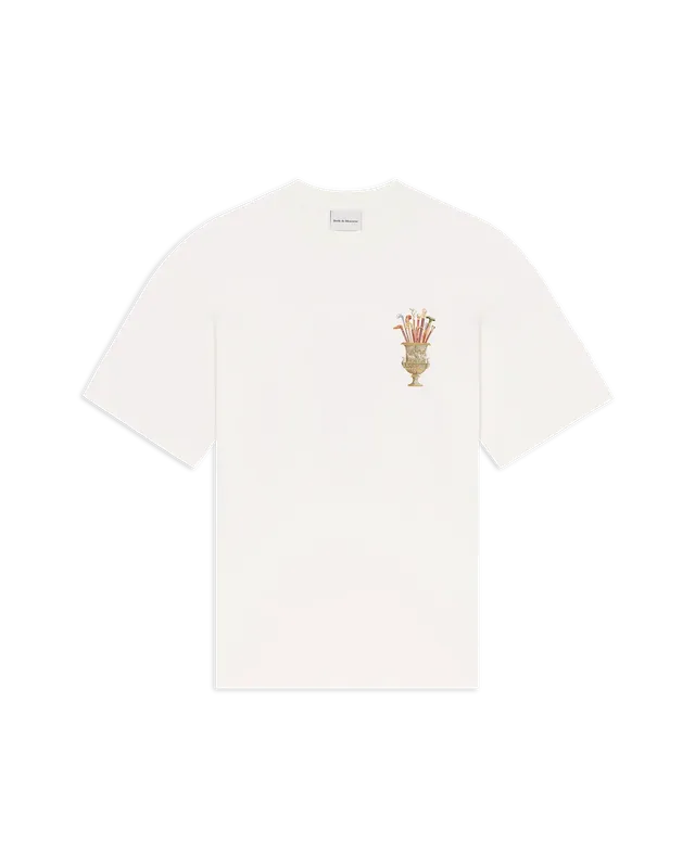 Drôle De Monsieur T-Shirt Cannes Off White Baumwolle