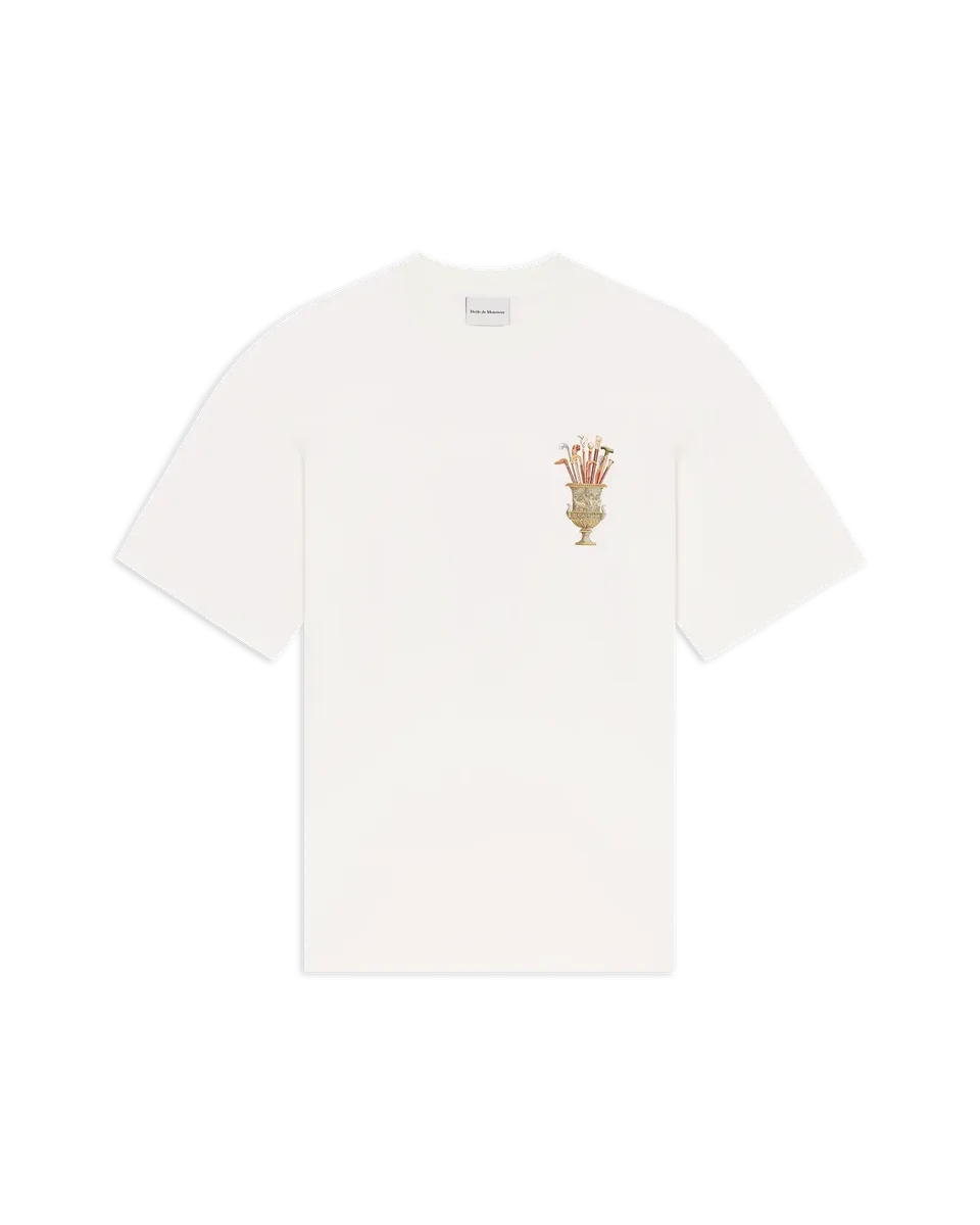 Drôle De Monsieur T-Shirt Cannes Off White Baumwolle