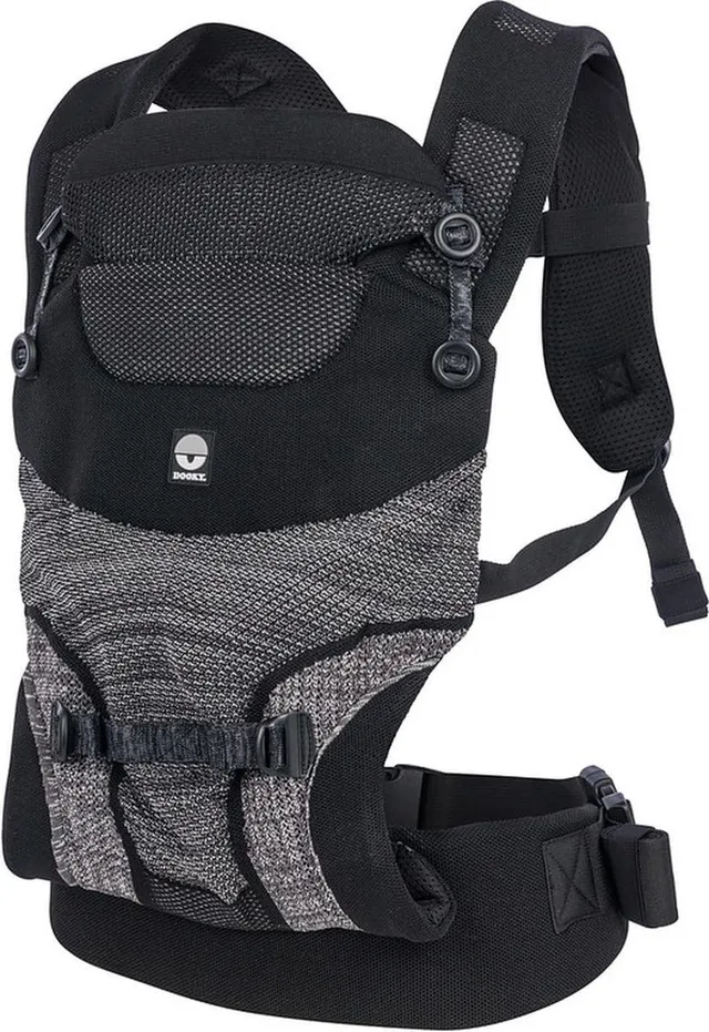 Dooky Carrier Terra Nova Babytrage Schwarz 0-3 Jahre bis 15 kg