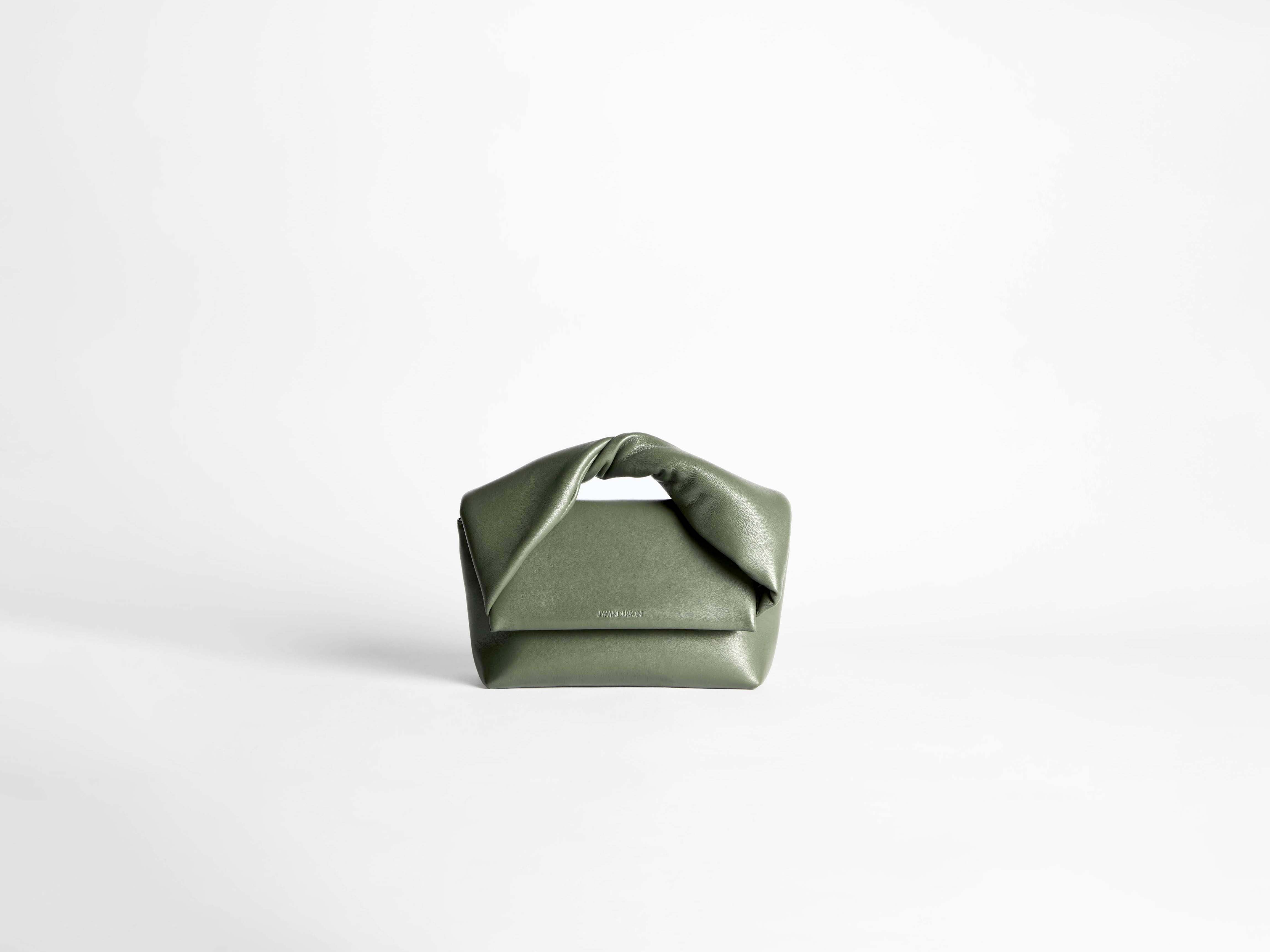 J.W.Anderson Twister Bag Medium Tasche Khaki Leder