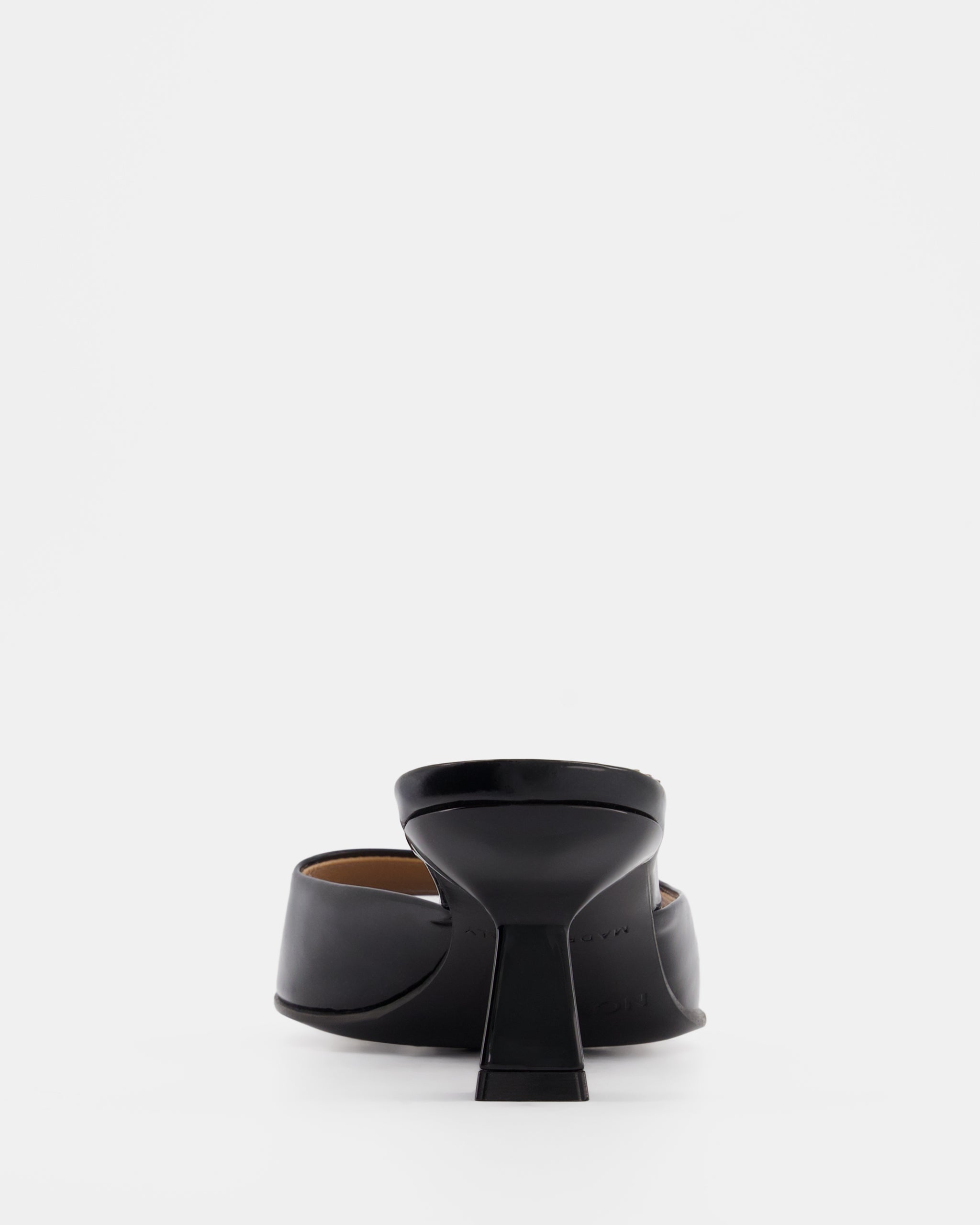 Nodaleto Dona Reese Mules Black Patent 50mm