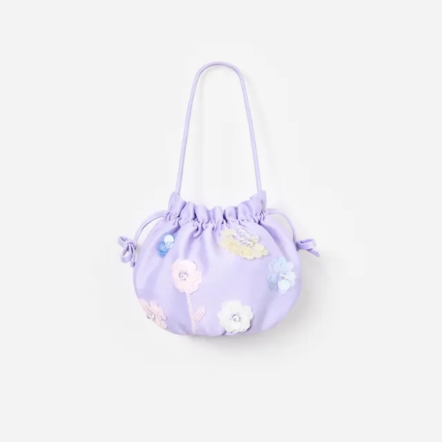 Self Portrait Lilac Flower Pouch Tasche Flieder Taft One Size