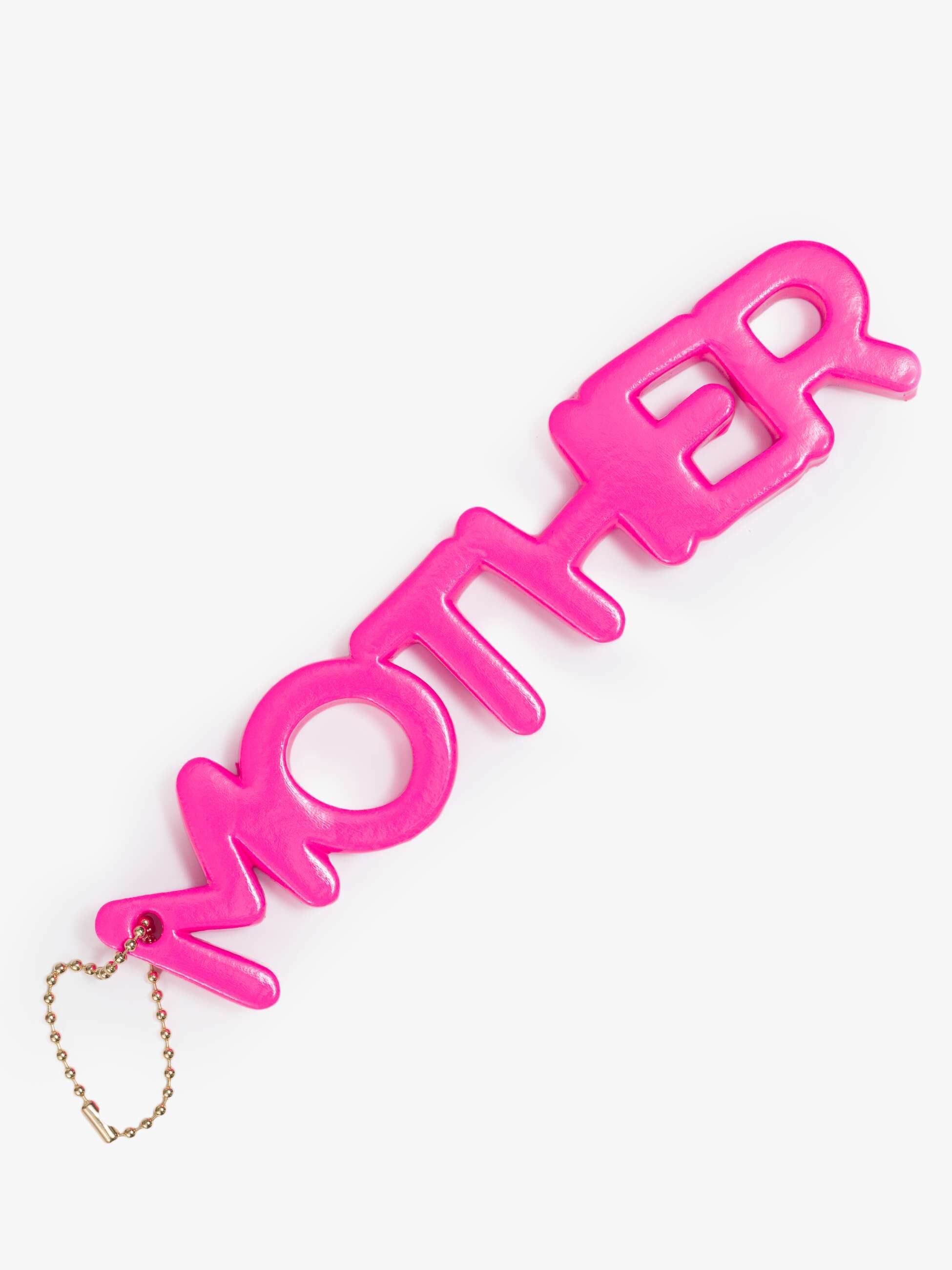 Mother Floating Chain Charm Power Boat pink Schlüsselanhänger