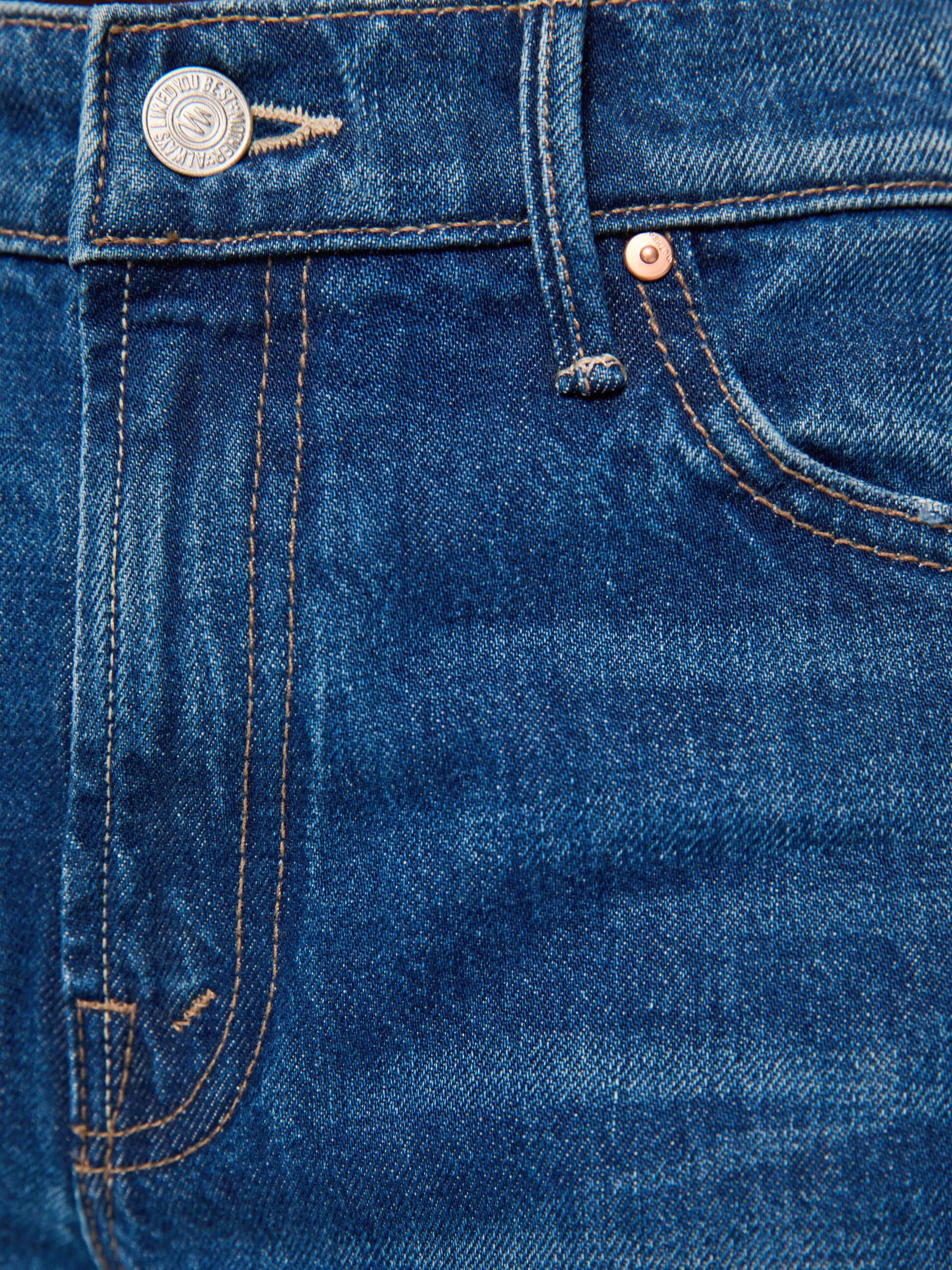 Mother Denim The Outsider Sneak Jeans Call Me Wild blau