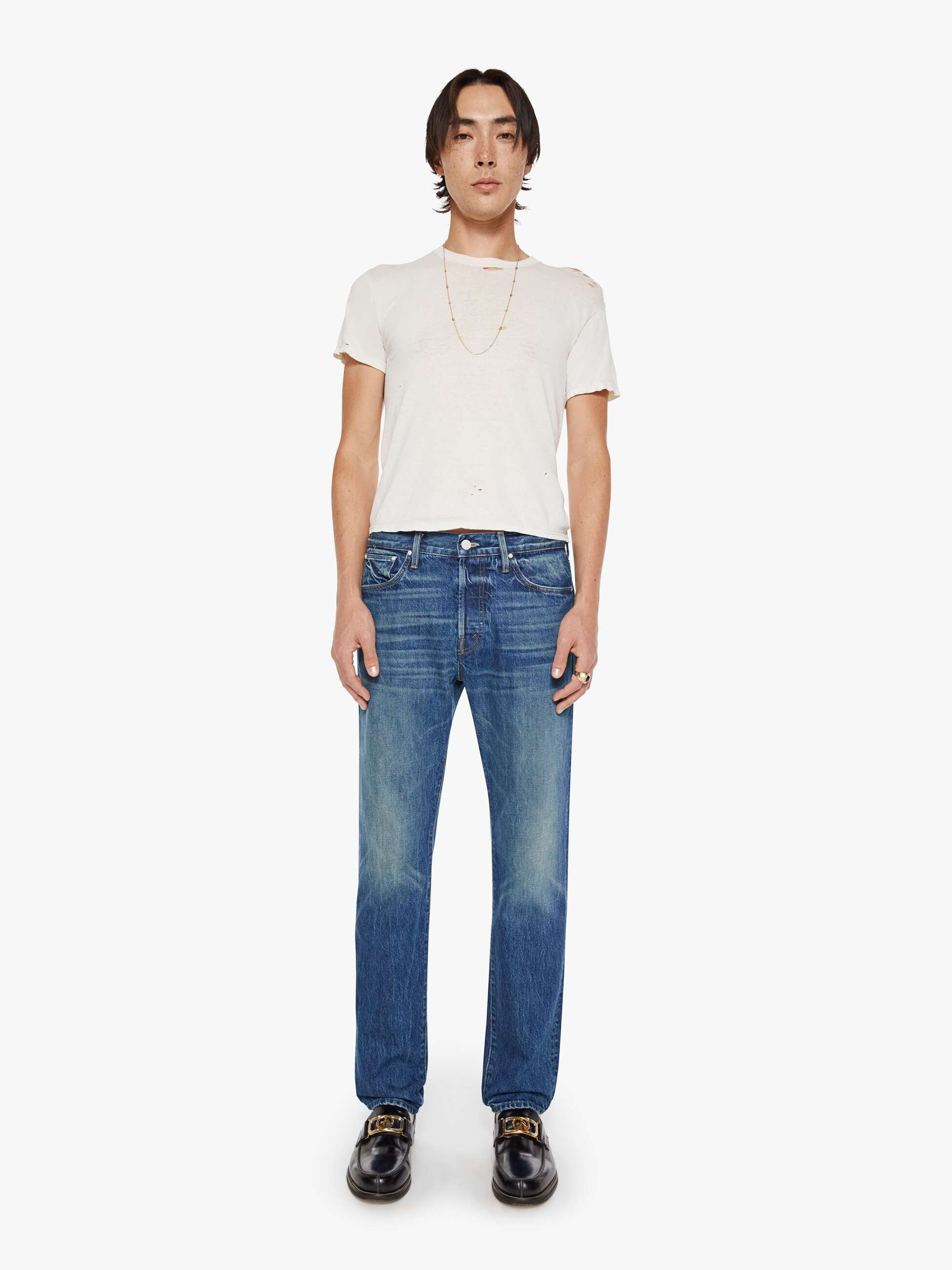 Mother The Mega Neat Herrenjeans I'll Have My Usual Blau