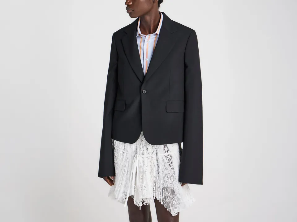 J.W. Anderson Bell Sleeve Jacke Damen Blazer Schwarz