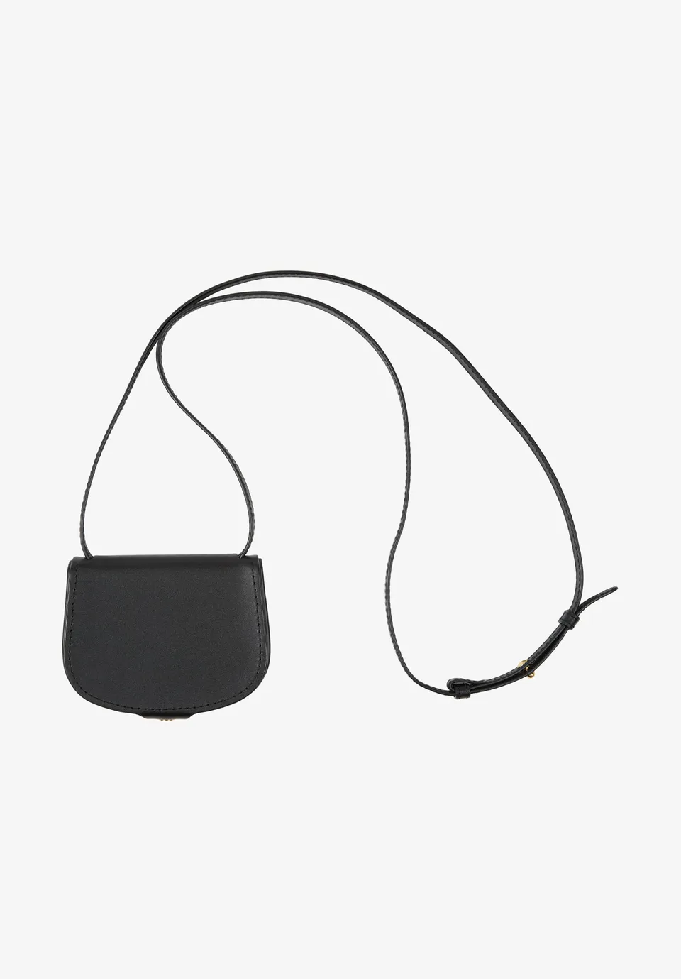 A.P.C. Jo Strap Portemonnaie Glattleder mit Riemen TU