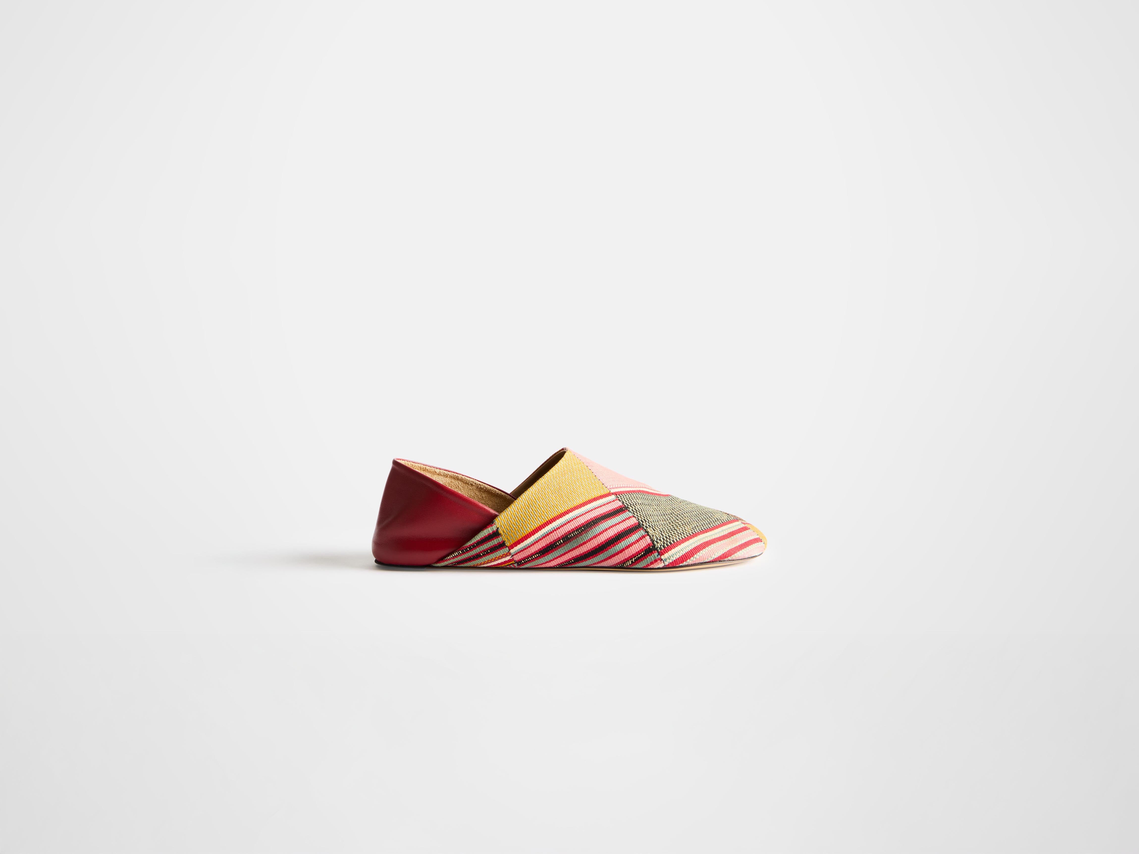 J.W.Anderson Slipper Mules Herren rot multi Jacquard