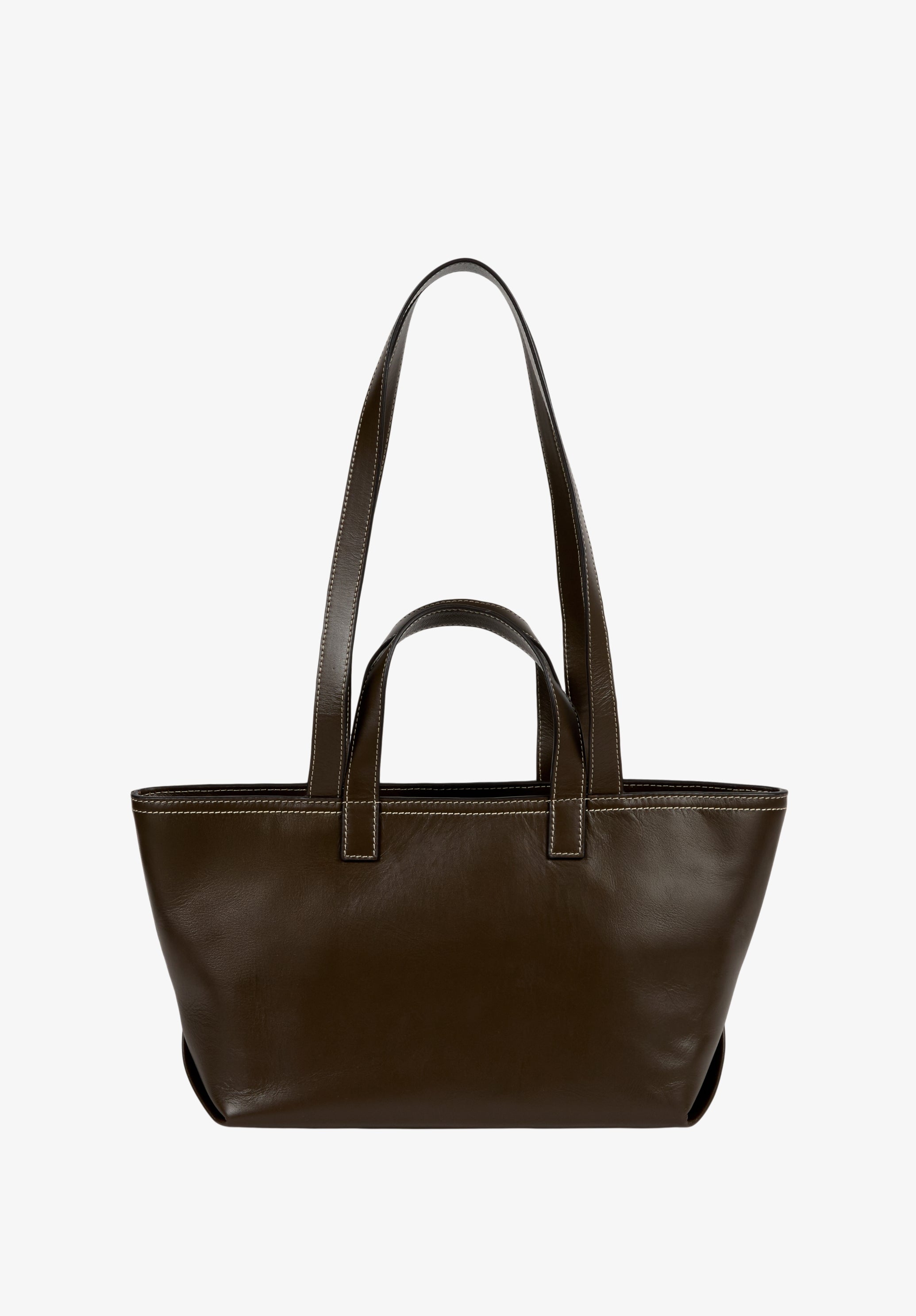 A.P.C. Drummer Small Tasche Leder Braun TU