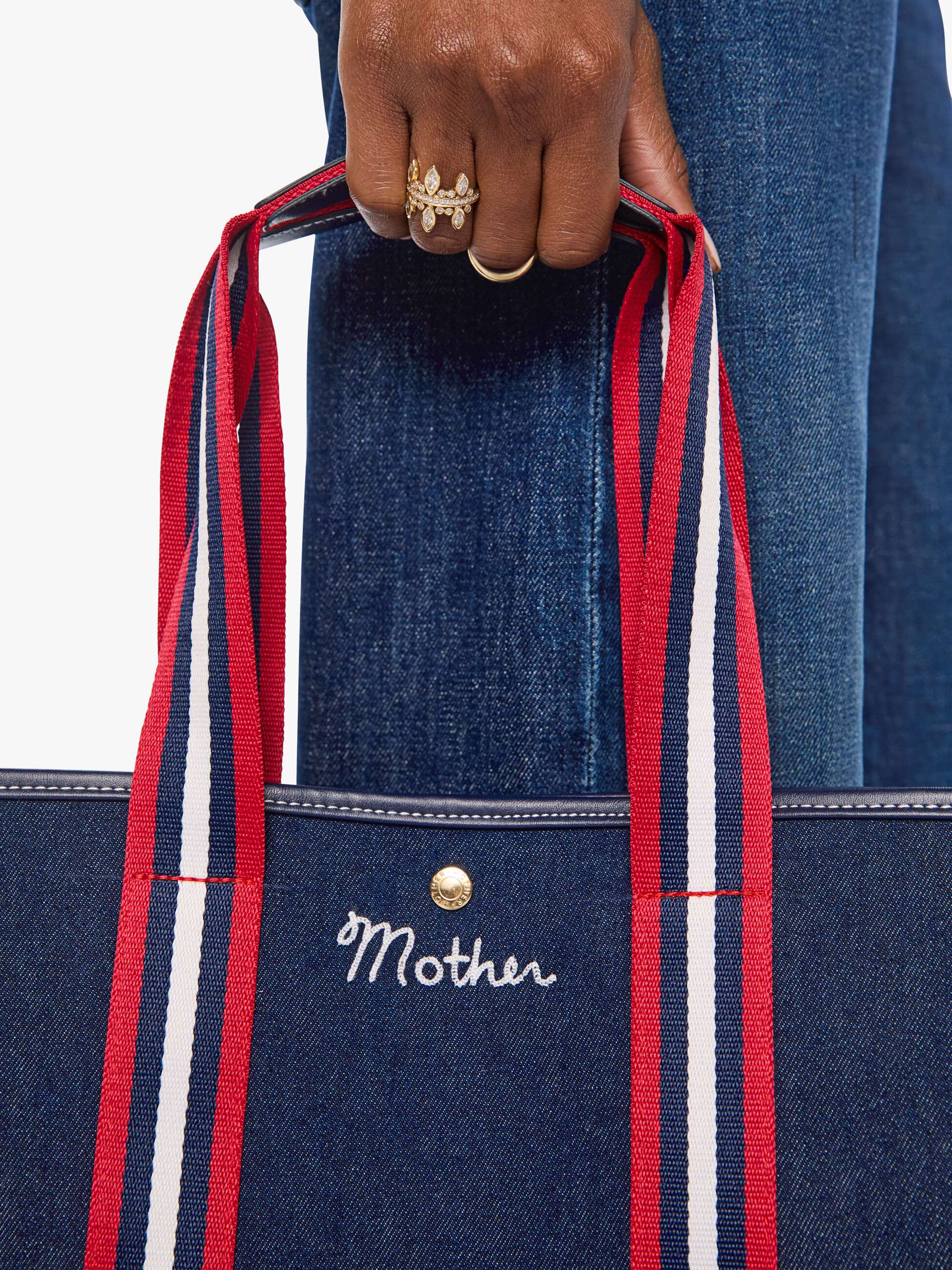 Mother Everywhere Tote Tasche Big Sur Blue Baumwolle
