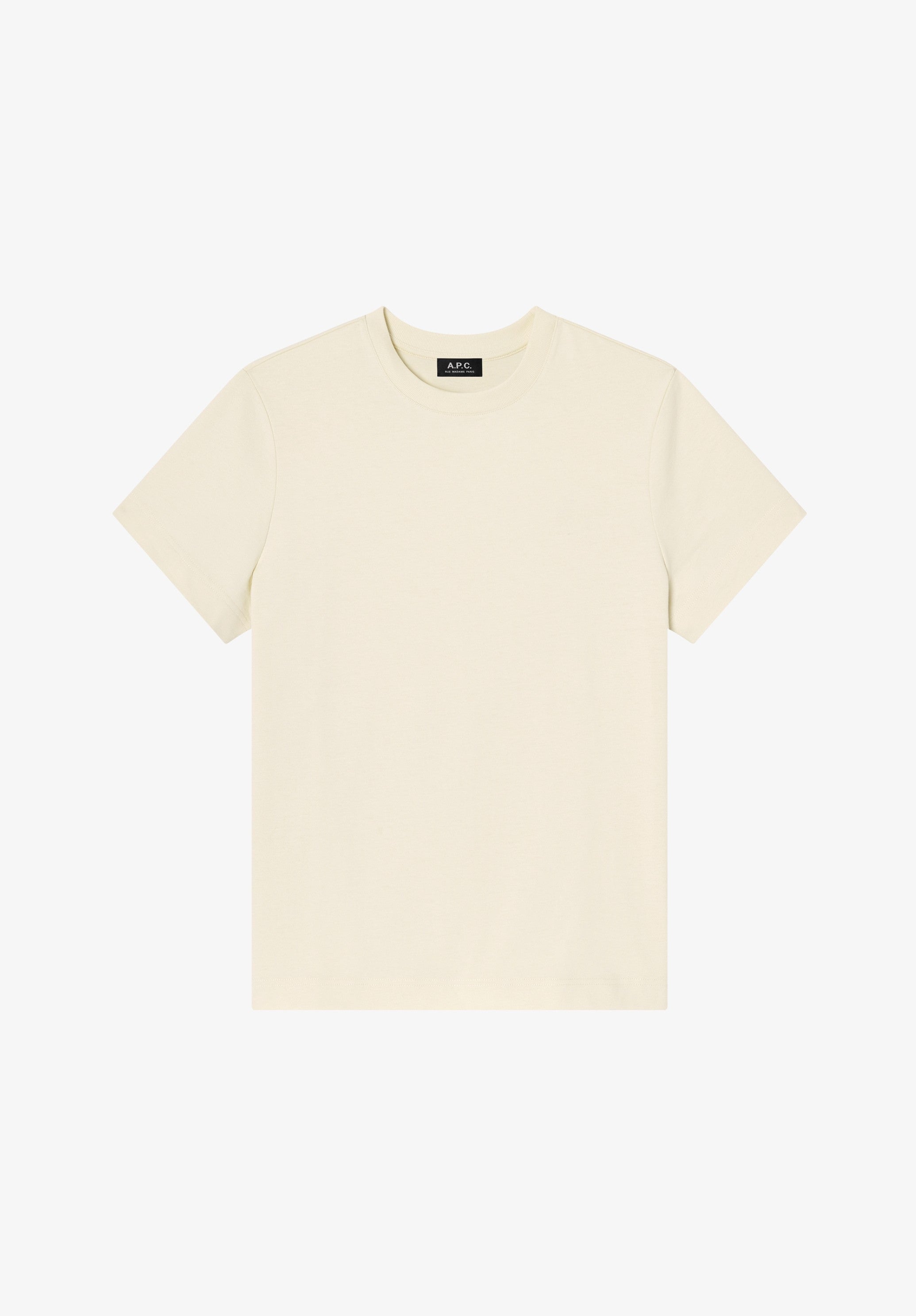 A.P.C. T-Shirt Bio-Baumwolle weiß Kurzarm