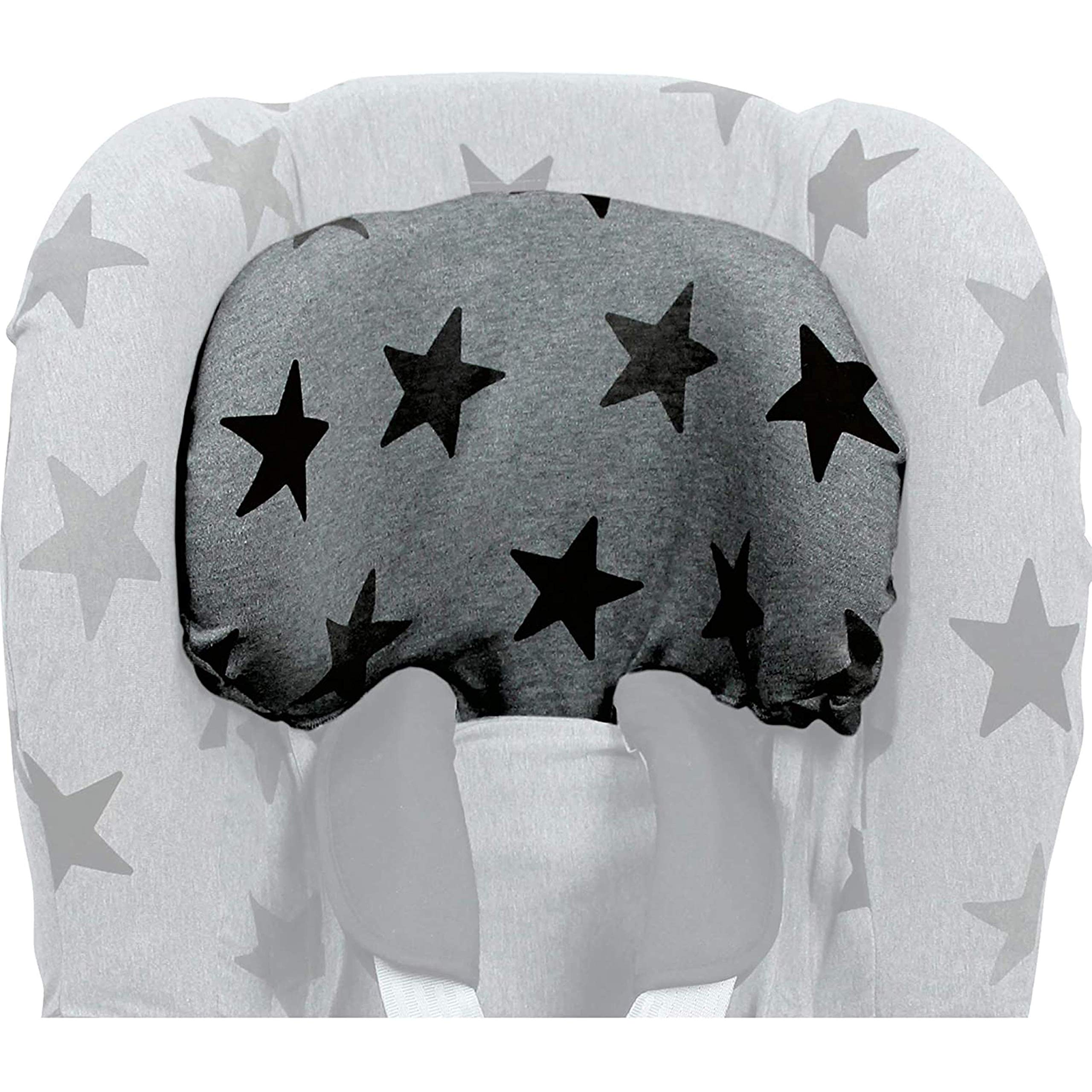 DOOKY Seat Cover Group 1 Grey Stars Sitzbezug grau 9-18 kg