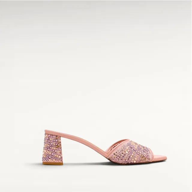 Gedebe Arya Mule Pantolette Mirage-Kristall