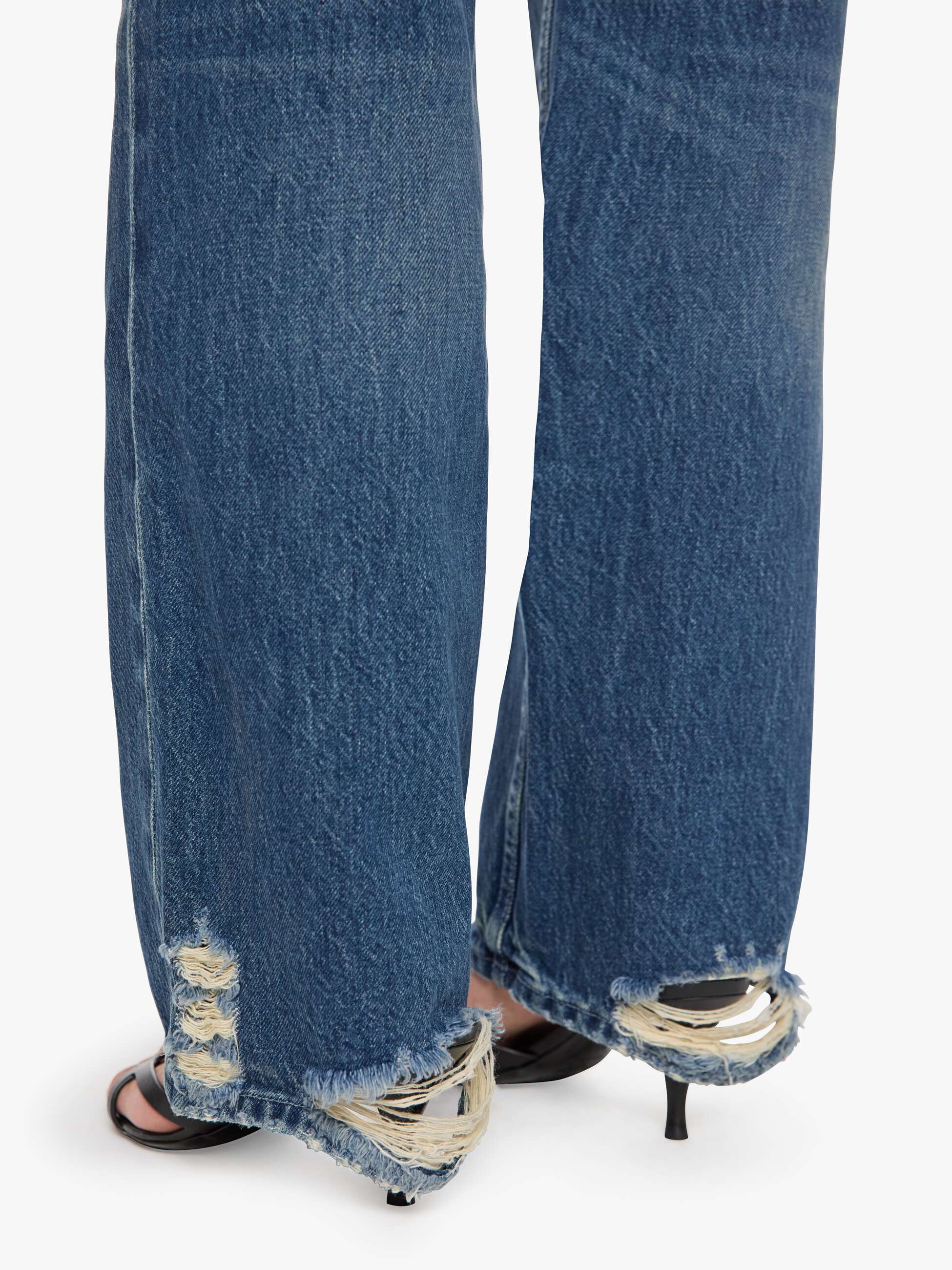 Mother PETITES Lil Reifler Jeans After Midnight Dunkelblau