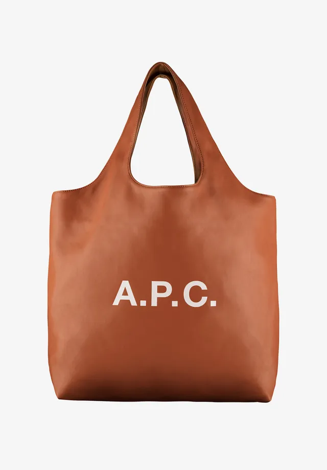 A.P.C. Ninon Stoffbeutel Lederoptik weiß recycelt
