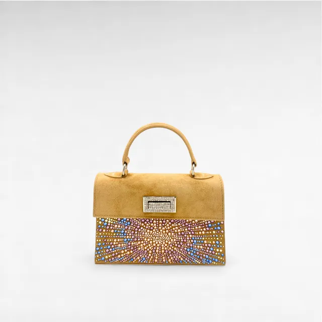 Gedebe Sophie Mini Tasche Suede Kristall 19 cm