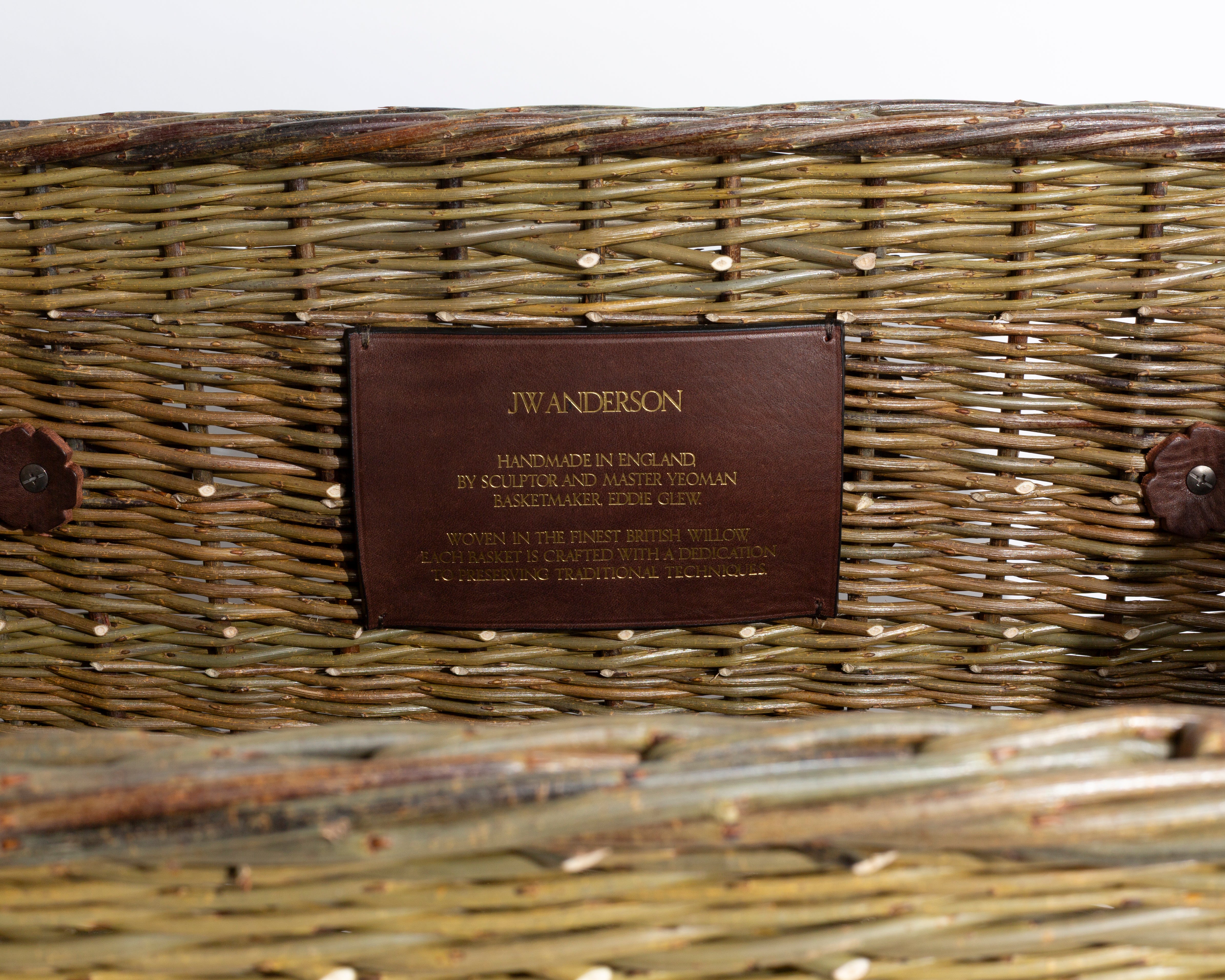 JW Anderson x Eddie Glew Log Basket Korb Braun Weide