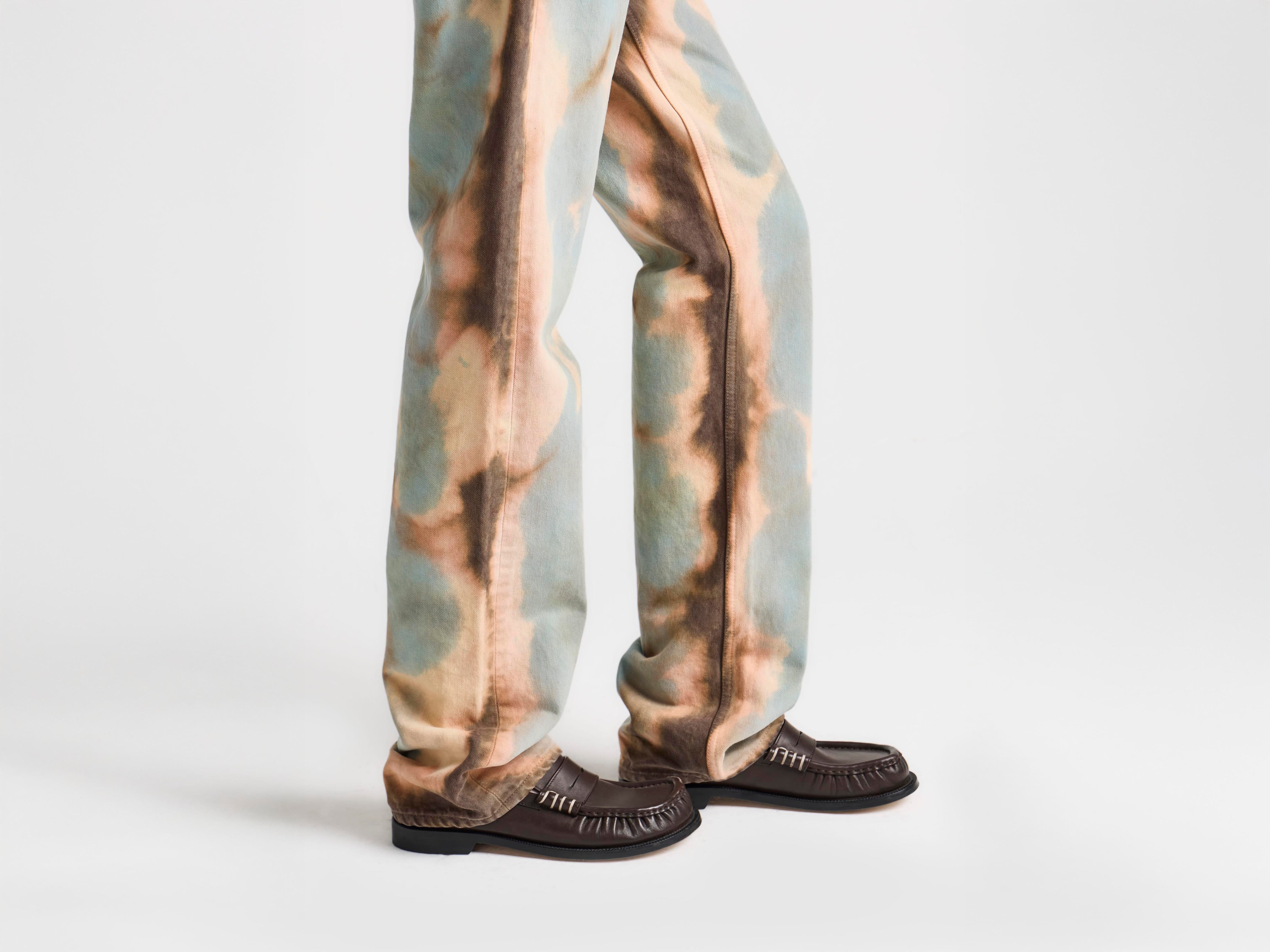 J.W.Anderson Jeans Straight Leg Damen Peach Bleached