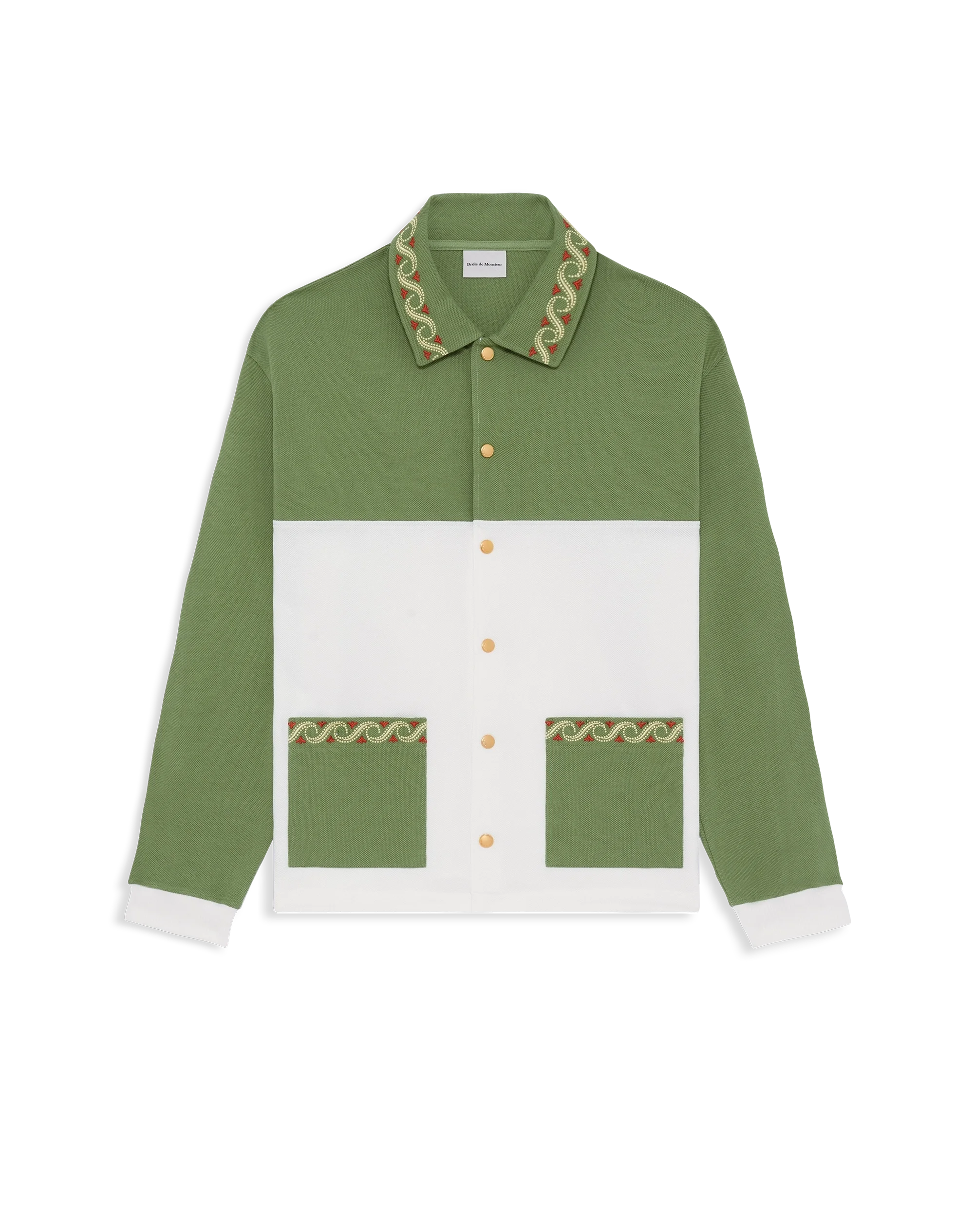 Drôle De Monsieur Veste Après Sport Jacke wassergün Baumwolle