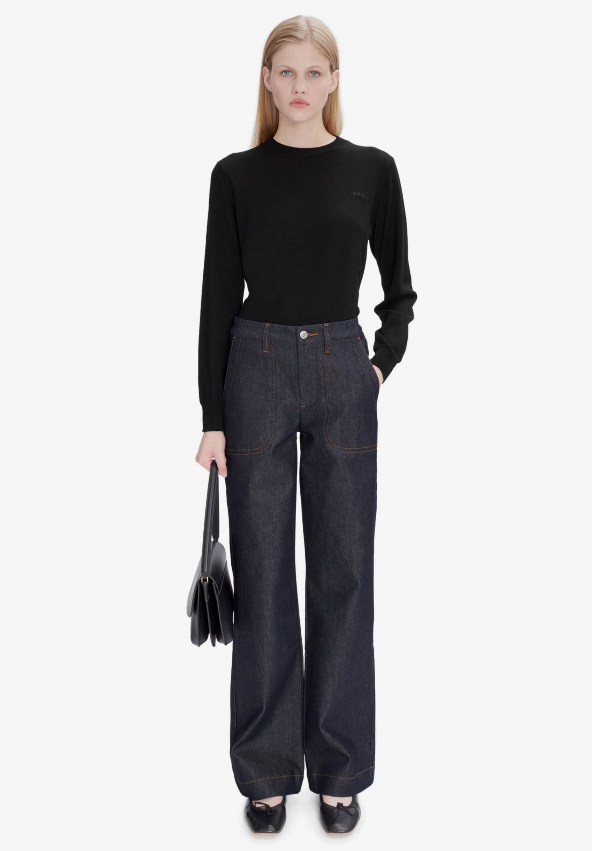 A.P.C. Seaside Jeans Gr. 28 gerader Schnitt Japan-Denim