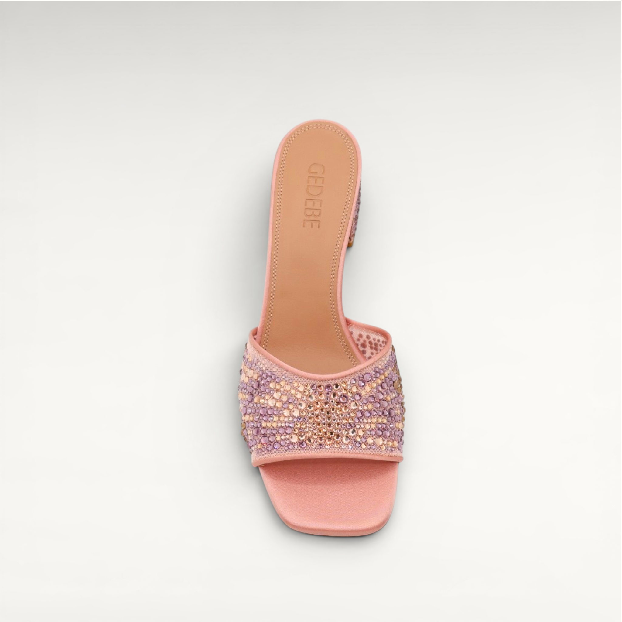Gedebe Arya Mule Pantolette Mirage-Kristall