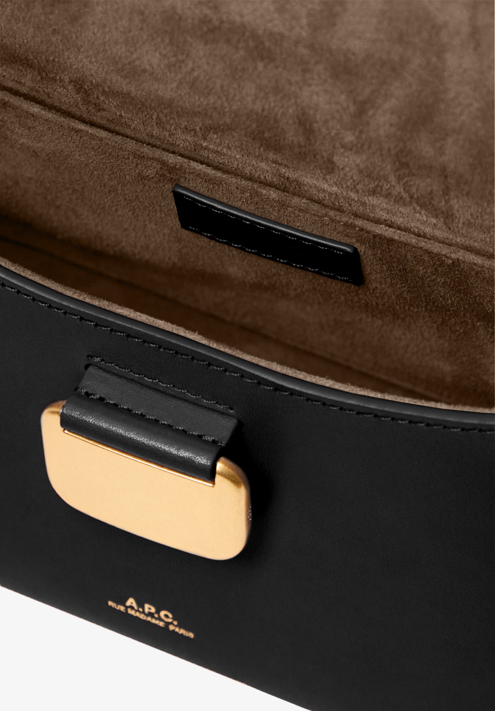 A.P.C. Simone Small Tasche TU Umhängetasche Goldverschluss