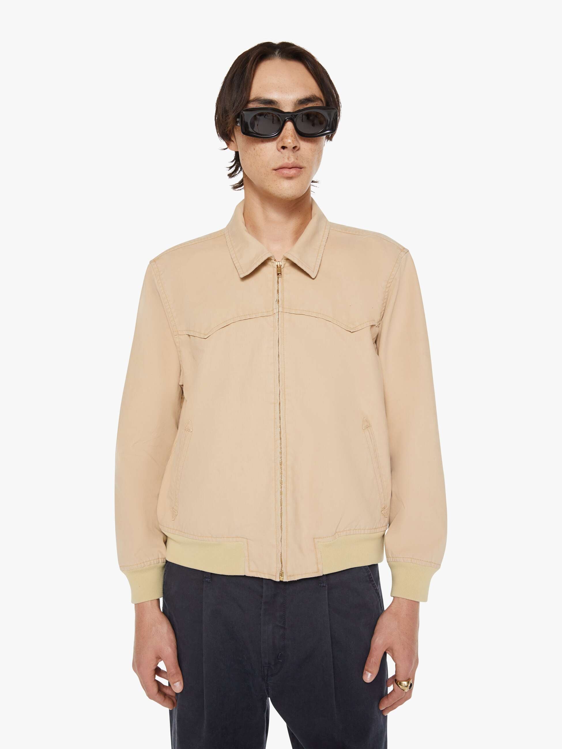 Mother Jackets The Drizzle Jacke Take a Rain Check Khaki