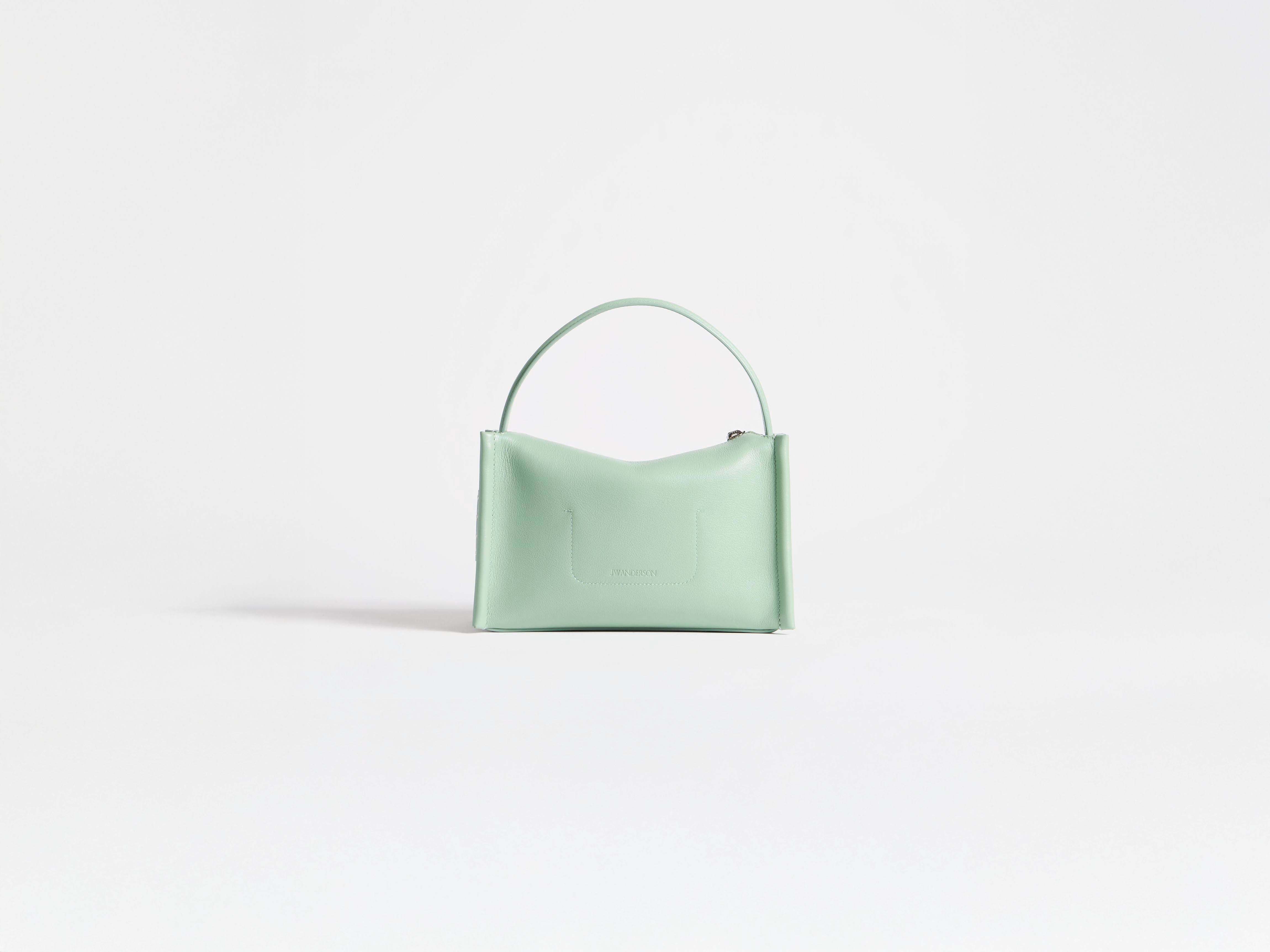 J.W.Anderson Small Loafer Bag Tasche Salbei Leder