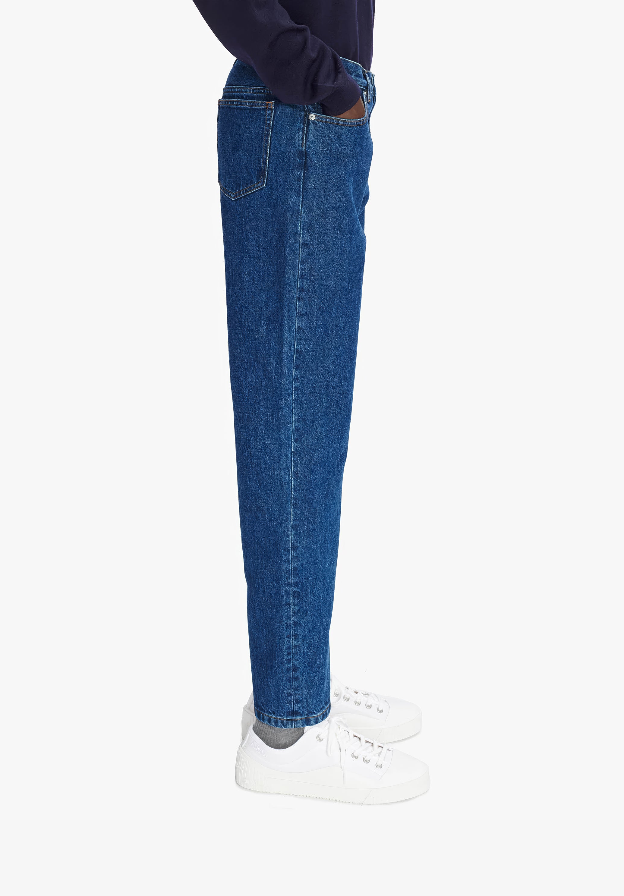 A.P.C. Martin Jeans Bio-Baumwolle Gerade Hohe Taille