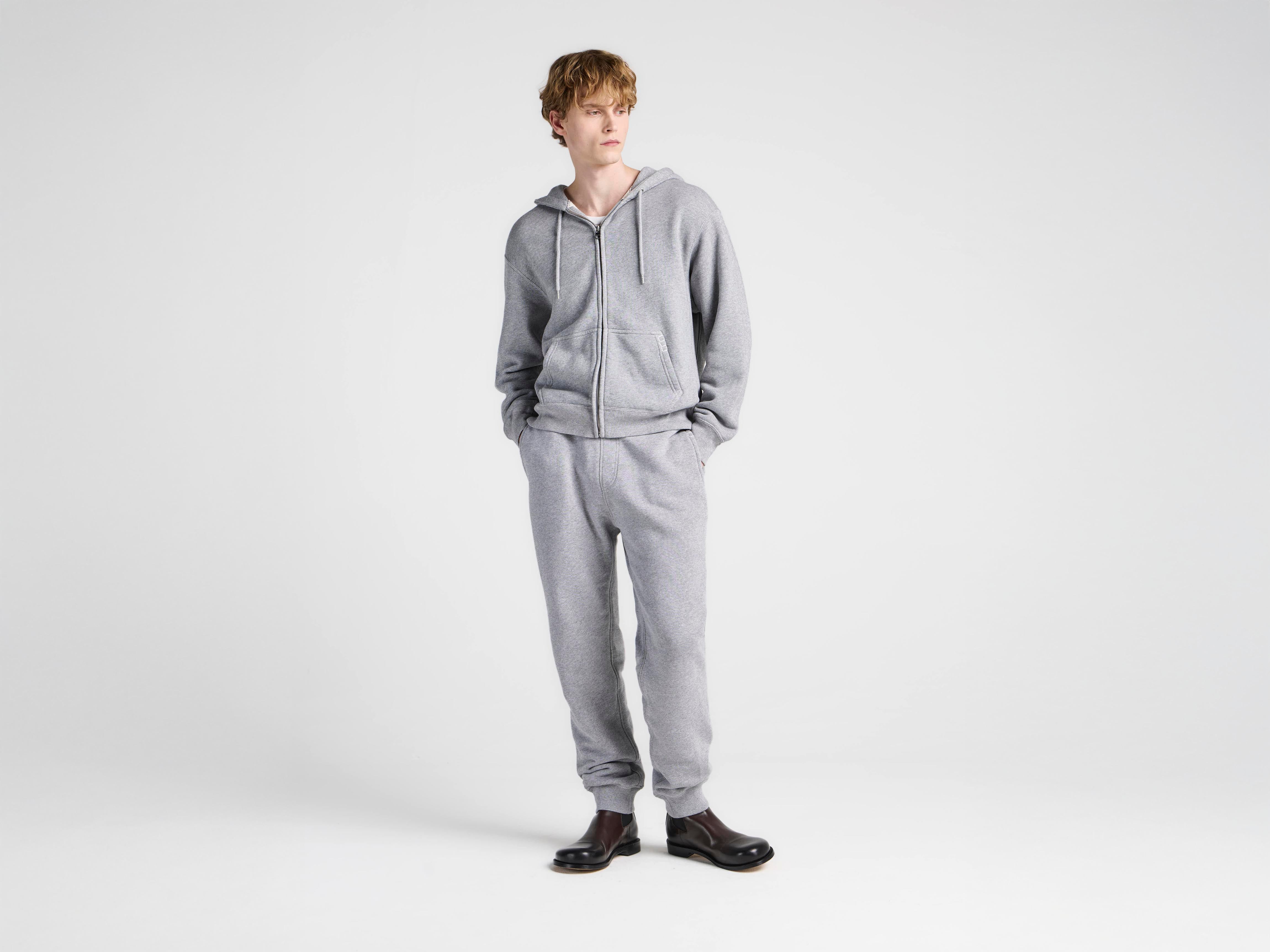 J.W. Anderson Trousers Cuffed Sweatpants Jogginghose Grau Melange