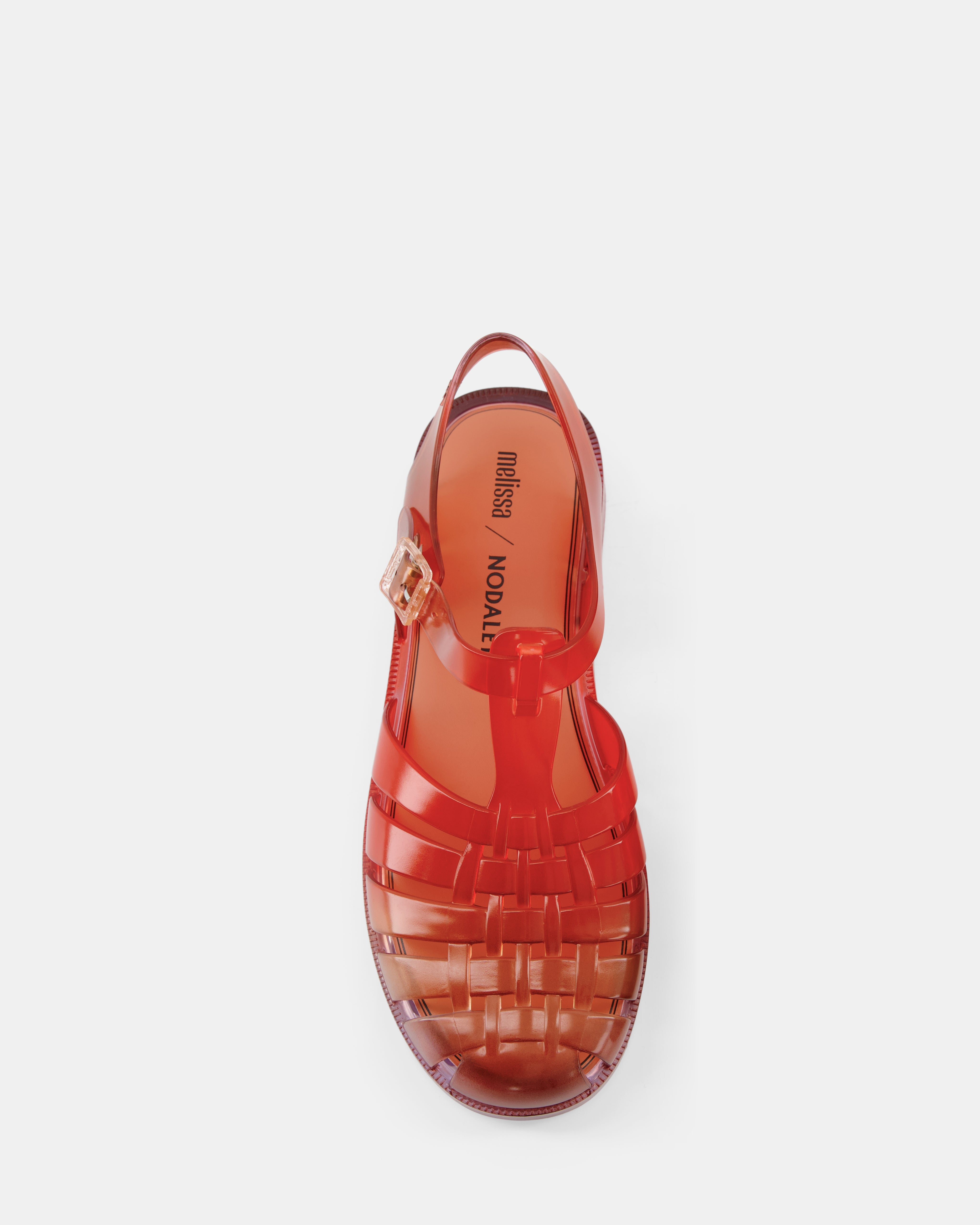 Nodaleto x Melissa Possession Sandale Tangerine Sunset PVC