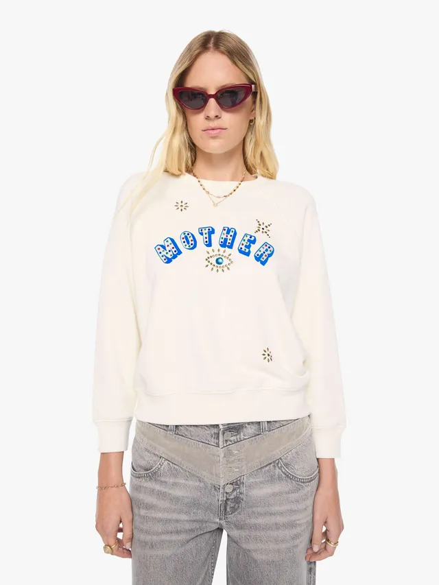 Mother The Concert Starry Eyed Sweatshirt Damen Elfenbein