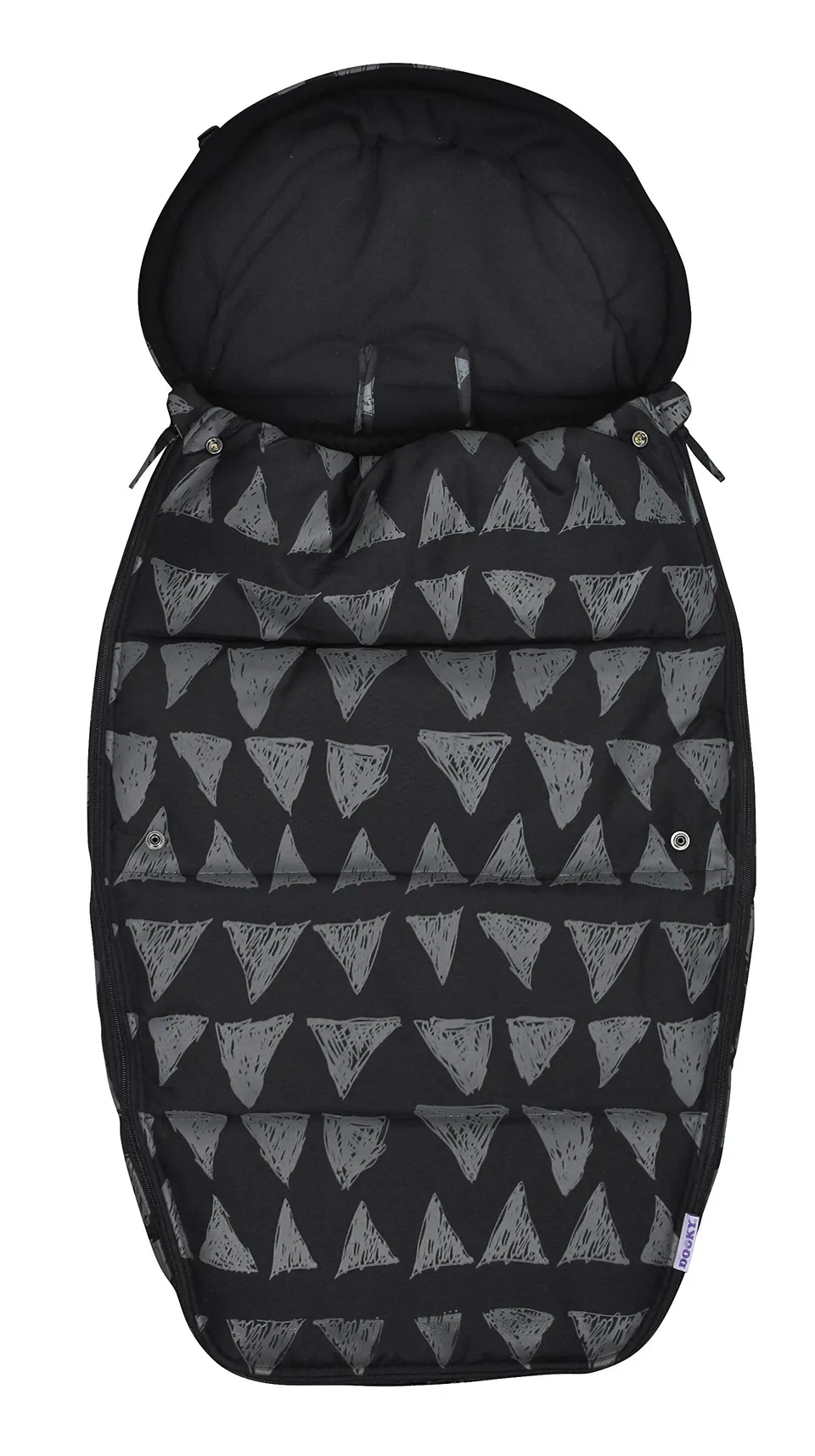 Dooky Footmuff Fußsack L Black Tribal 98x50 cm Winter Wasserdicht