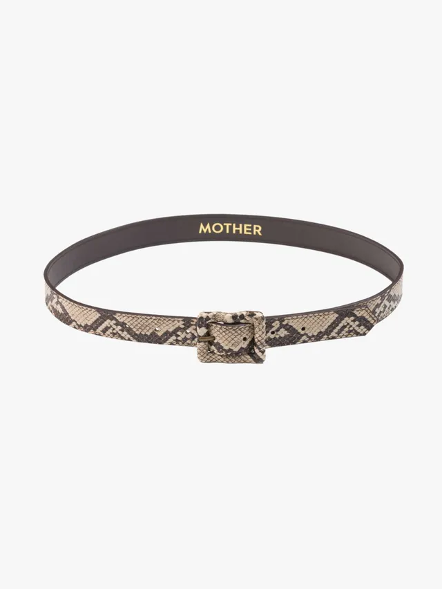 Mother Constructor Gürtel Gold Schlangenoptik S-L