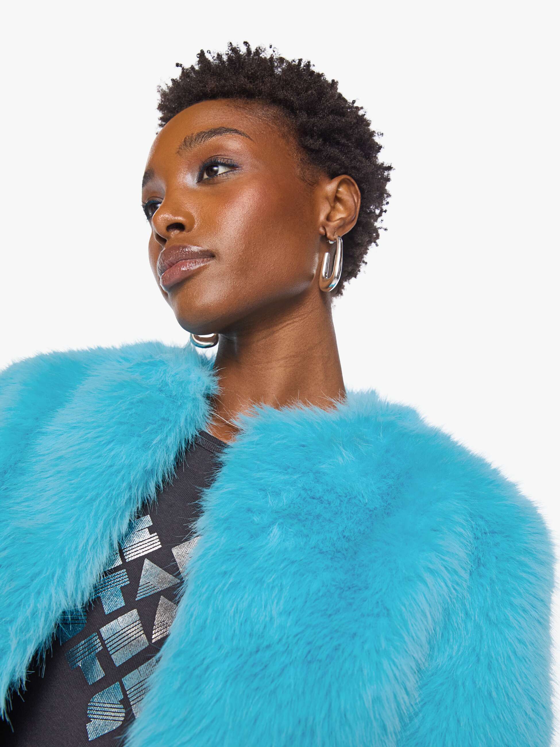 MOTHER Sweatshirts The Polar Opposite Jacke Blue Eyeshadow
