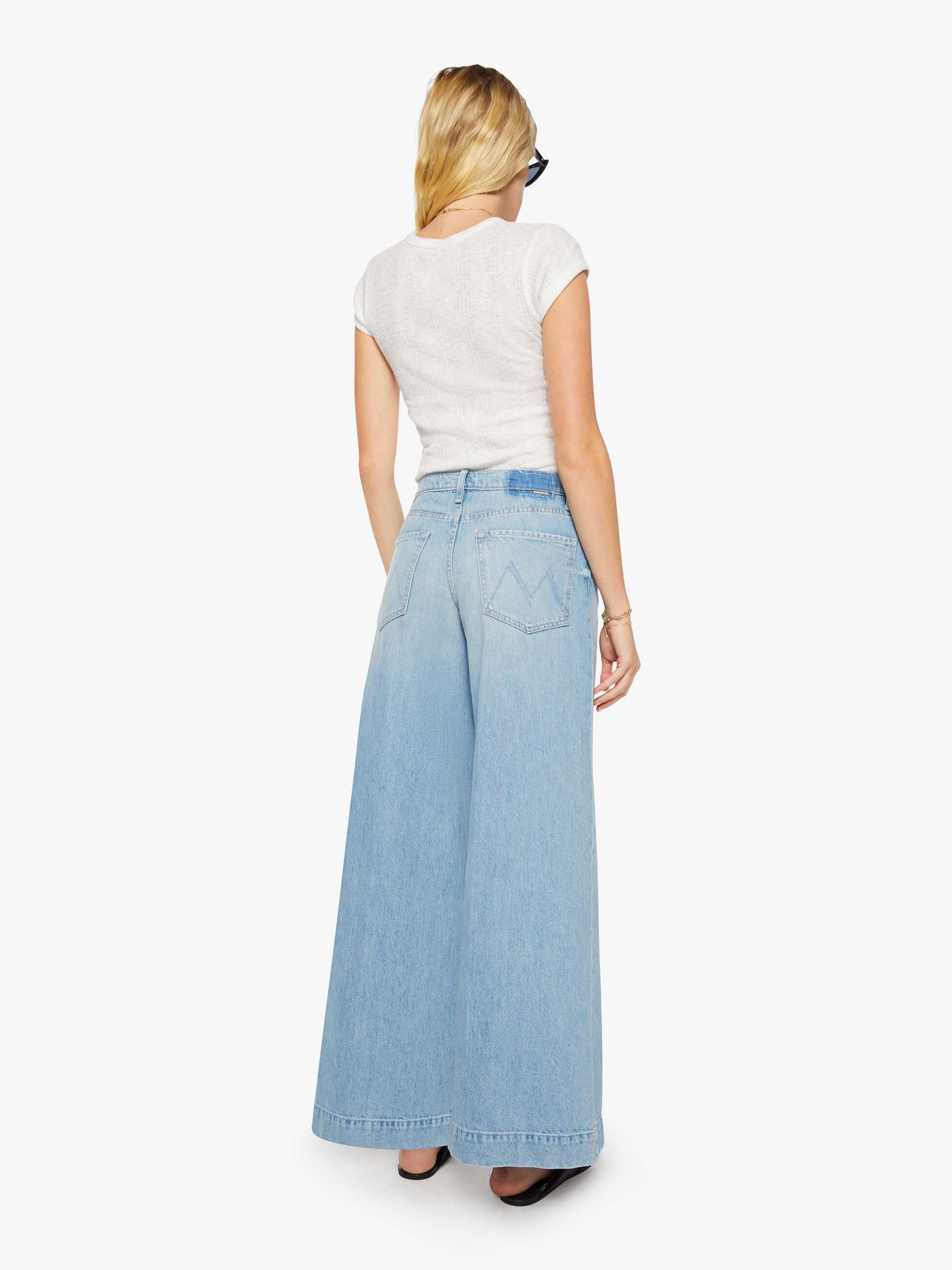 Mother Headliner Sneak Jeans Head Rush hellblau