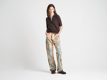 J.W.Anderson Straight Leg Jeans Indigo Raw Denim