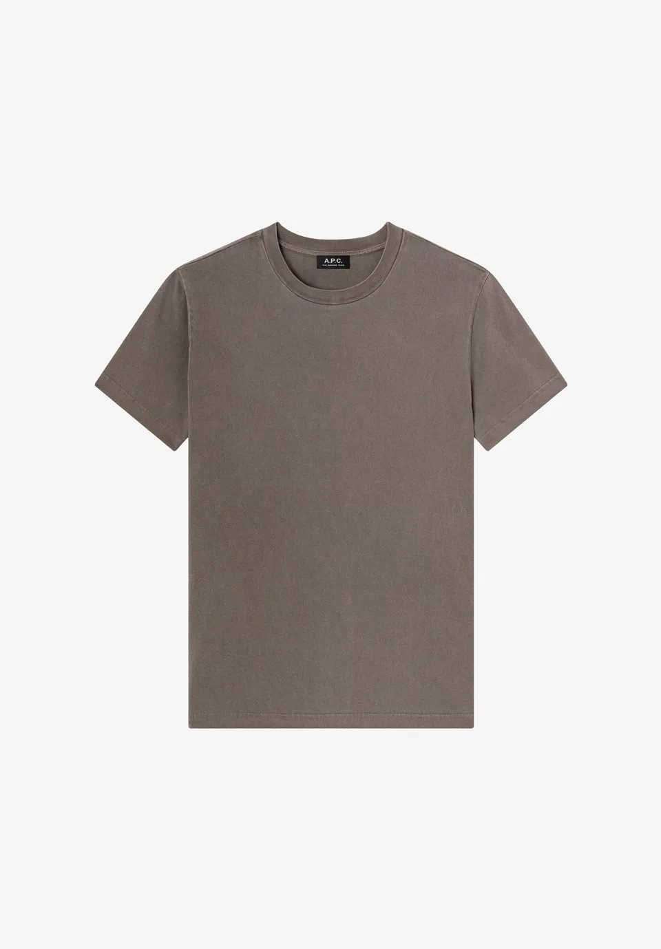 A.P.C. T-Shirts Polos Herbst 29 T-Shirt grau Bio-Baumwolle