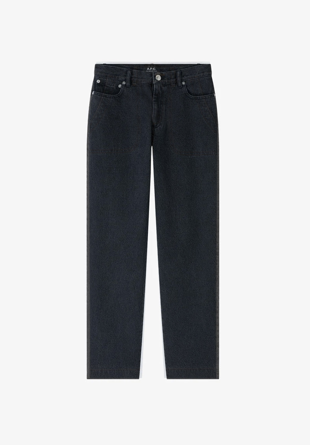 A.P.C. New Sailor Jeans schwarz High Waist 7/8