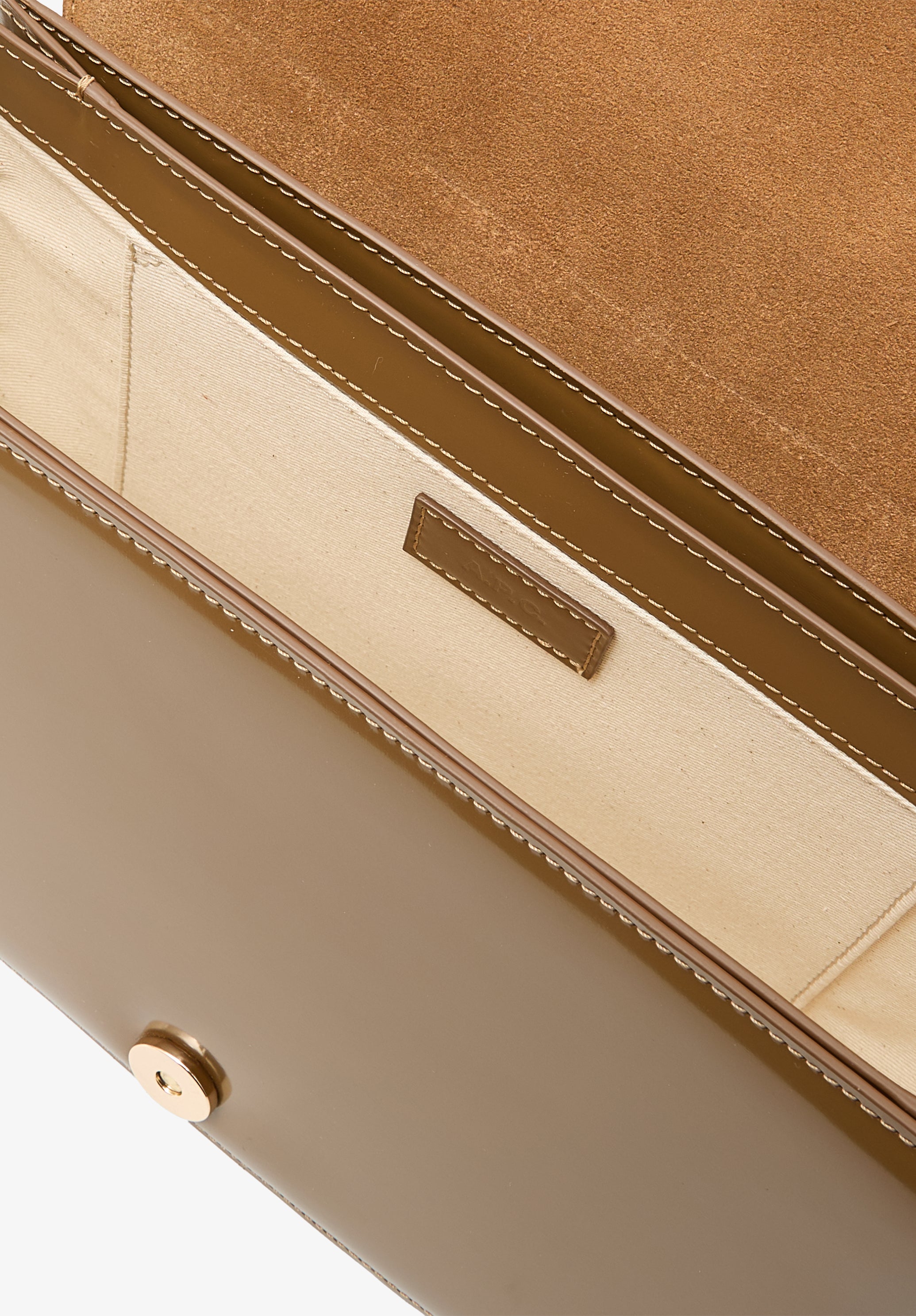 A.P.C. Le B-Side Tasche braun Leder Umhängetasche TU